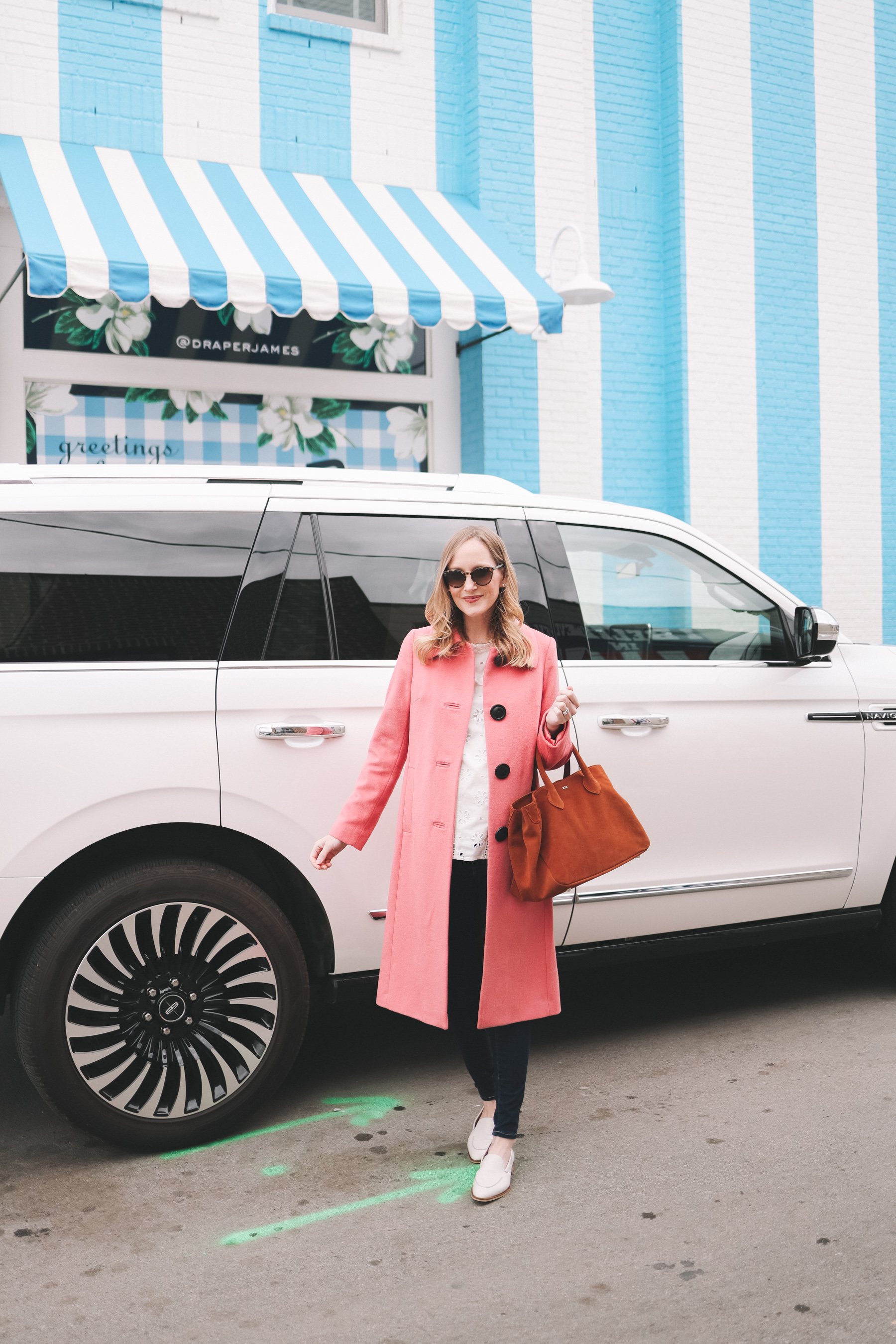 Boden Conwy Coat in Pink