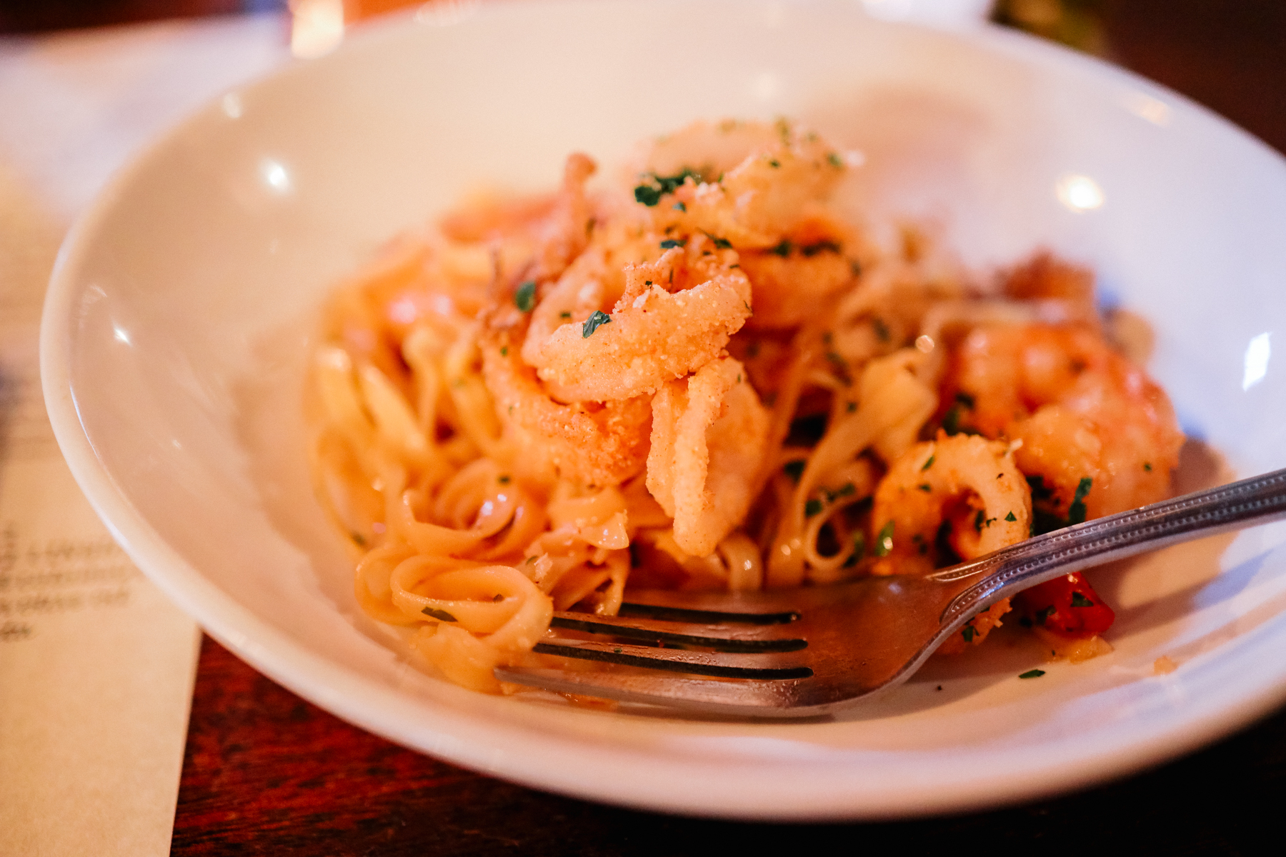 Midtown Oyster Bar for incredible shrimp and calamari linguine