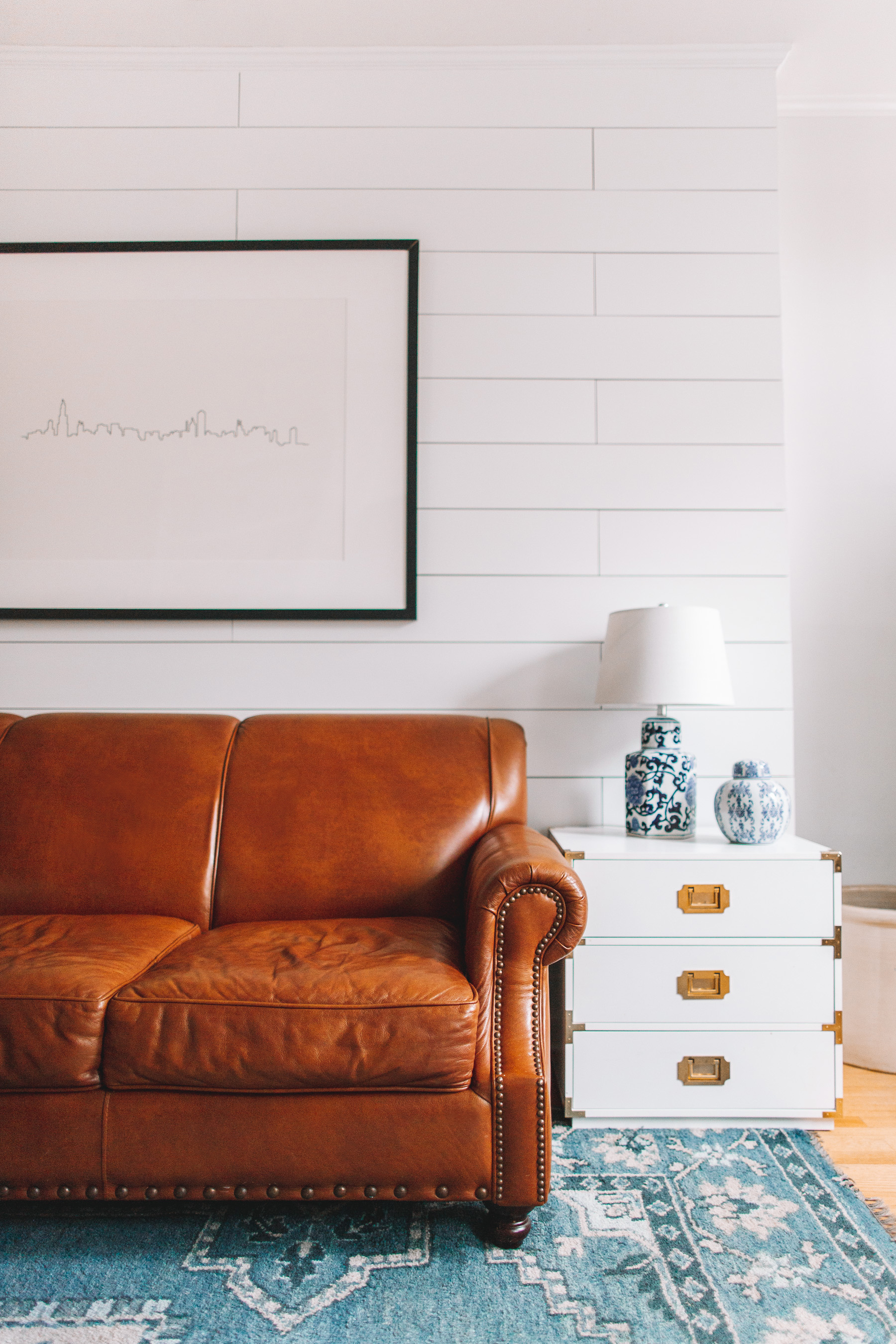 Preppy living room