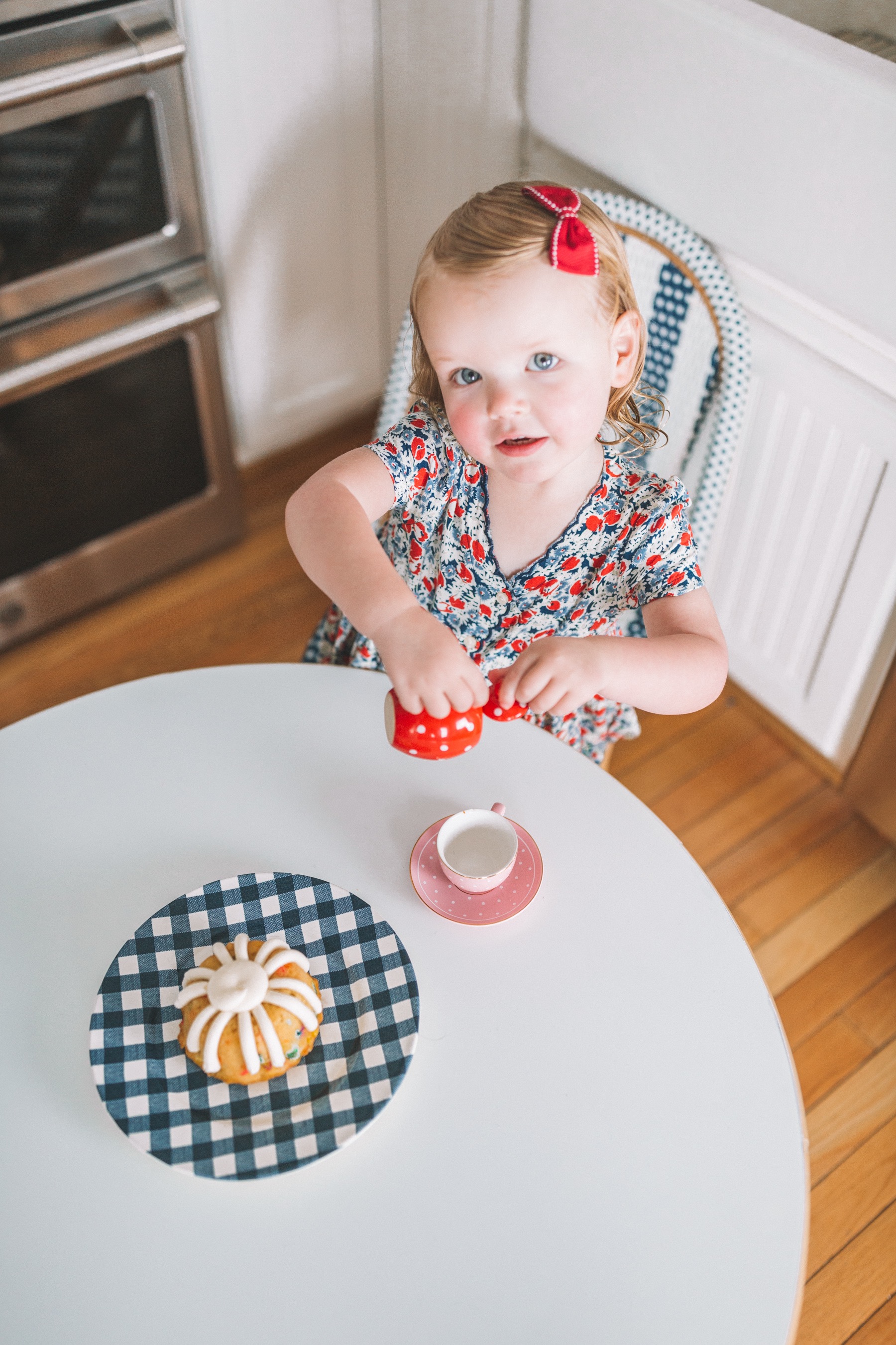 Emma Larkin is having a tea party