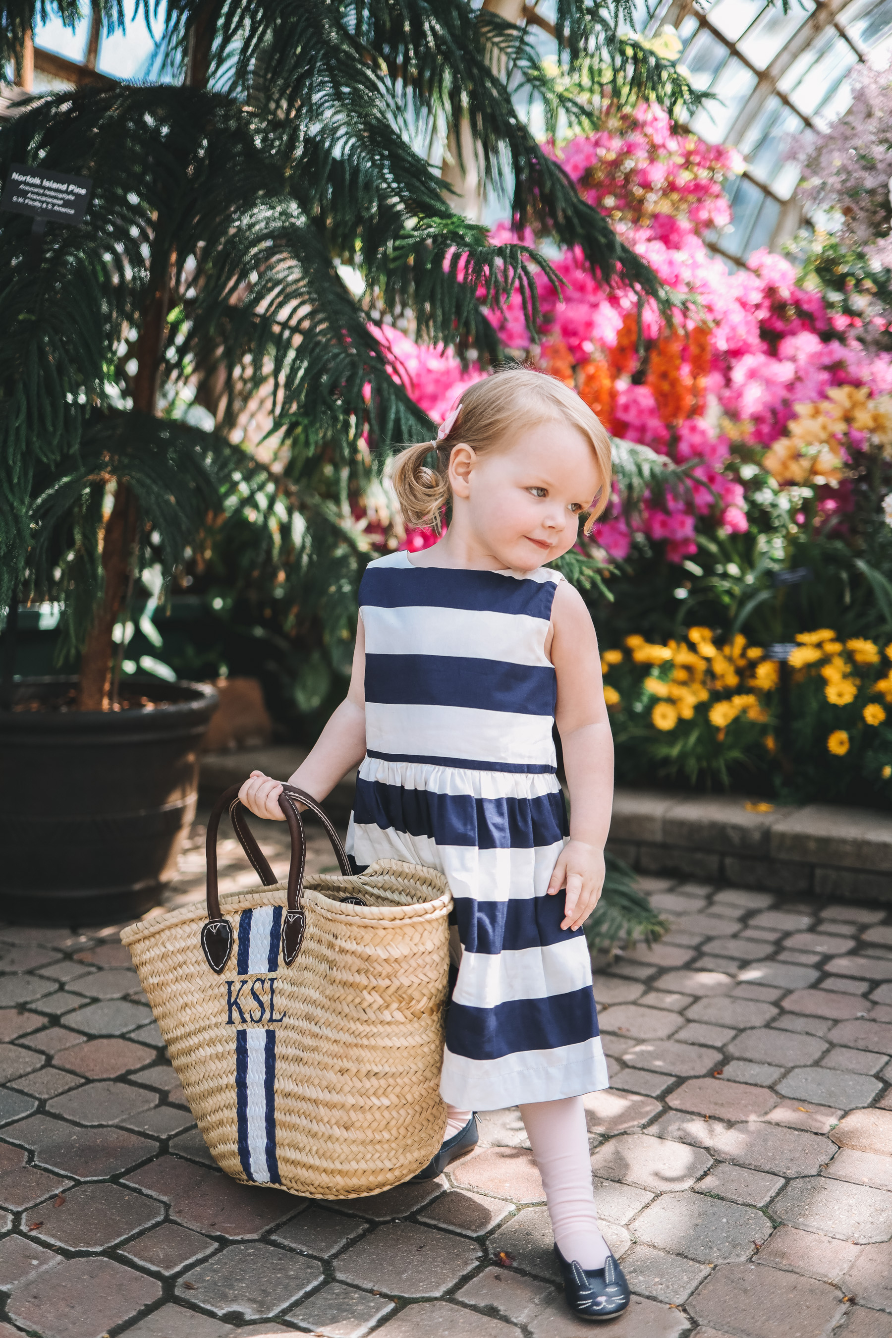 J crew navy 2025 and white striped dress