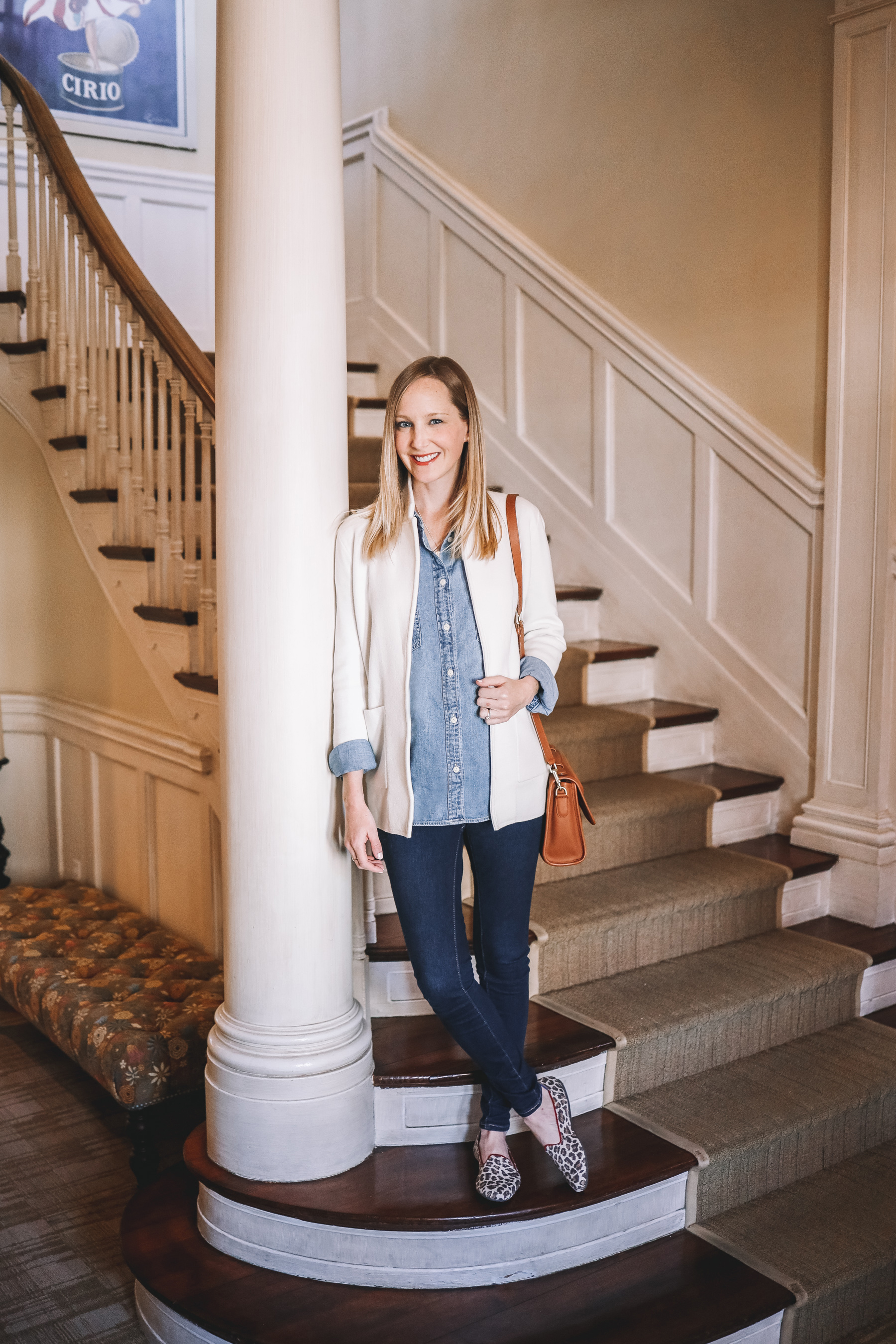 Ivory sweater clearance blazer