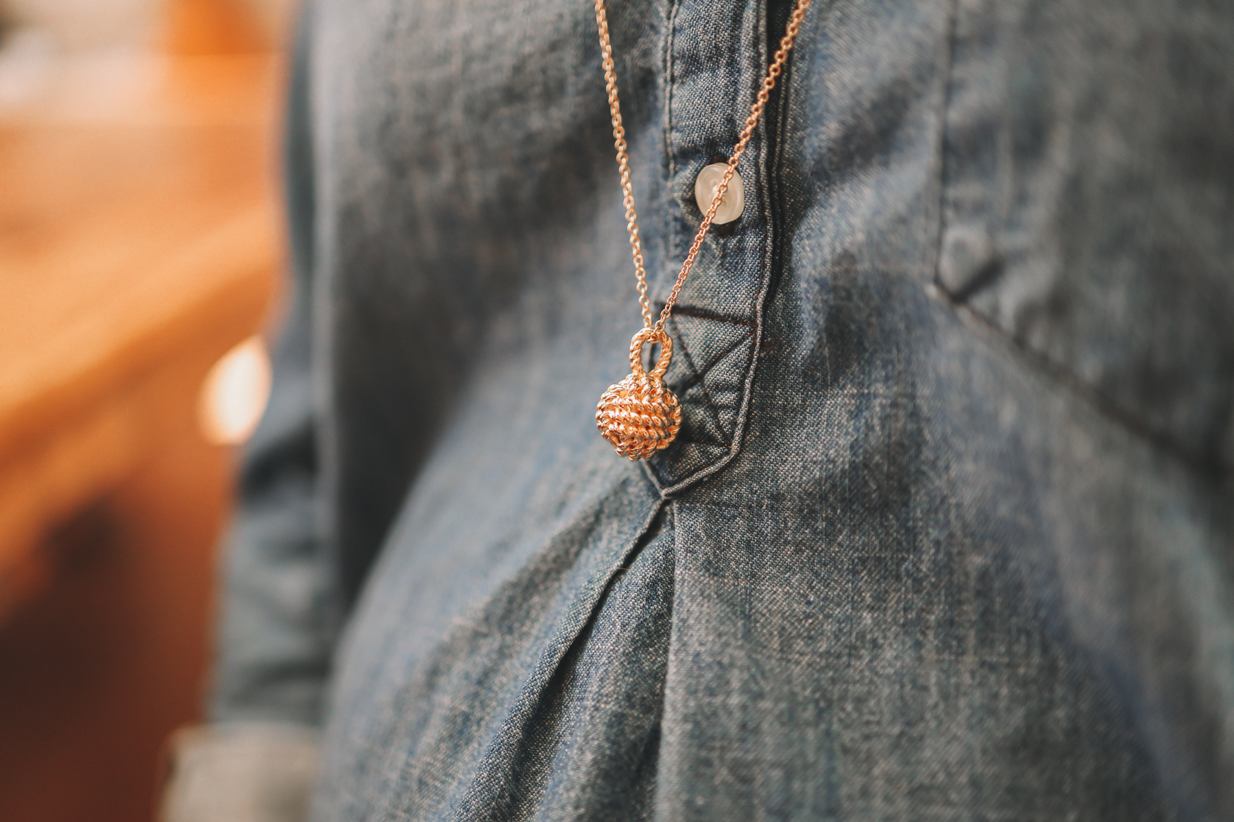 Brook & York Parker Knot Pendant 