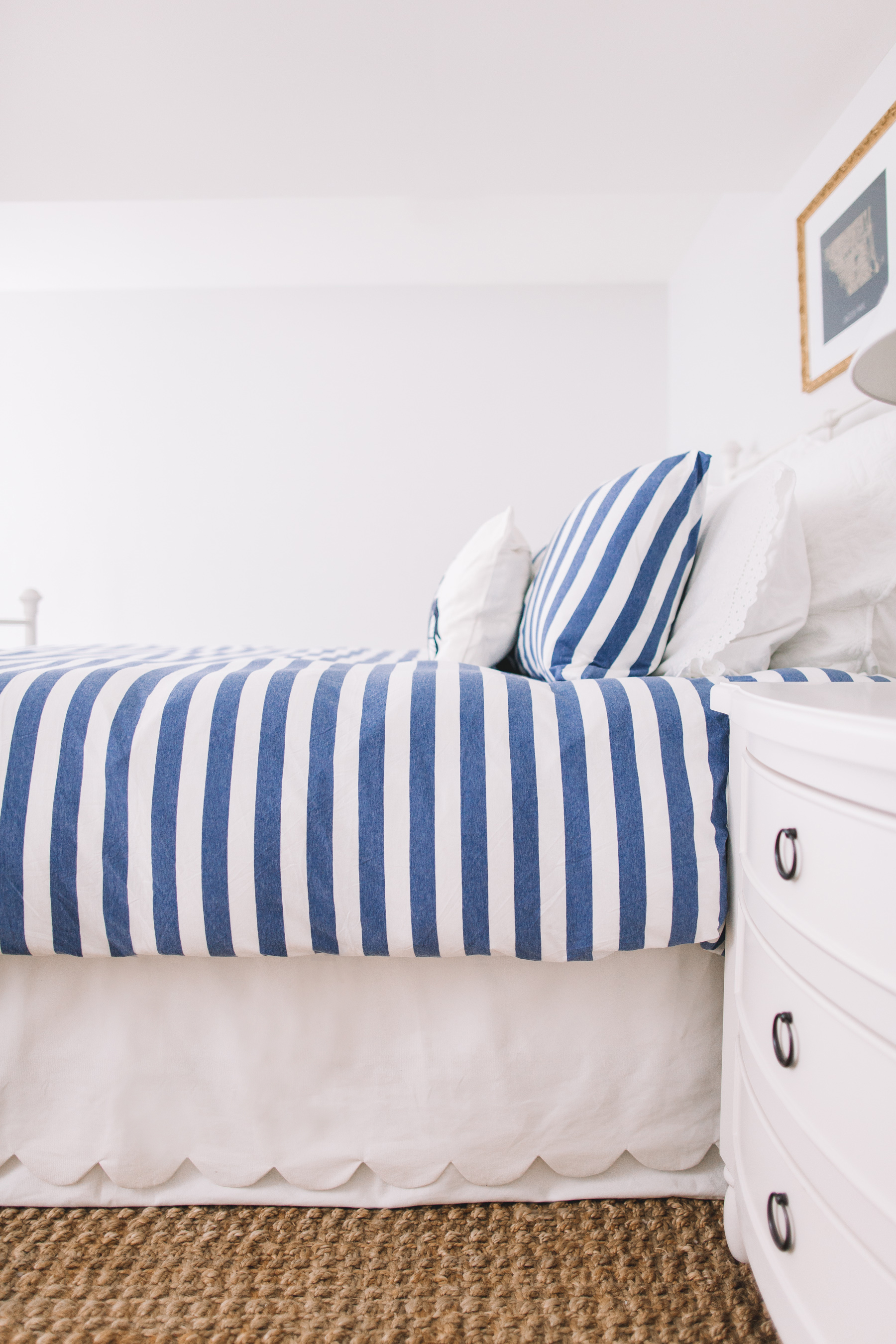 The Navy Blue Larkin Striped Comforter