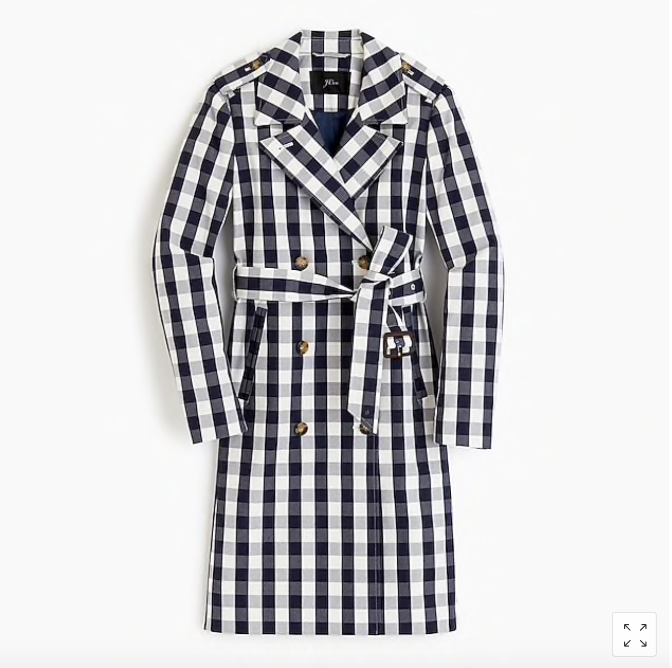 Gingham Trench