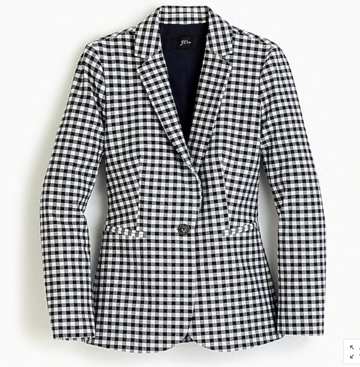 Gingham Blazer