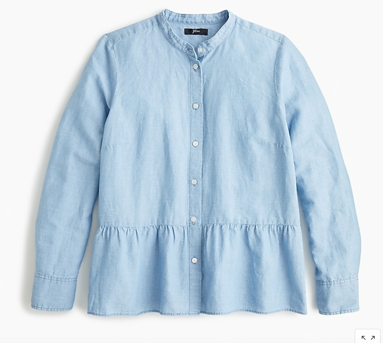 Peplum Chambray Shirt