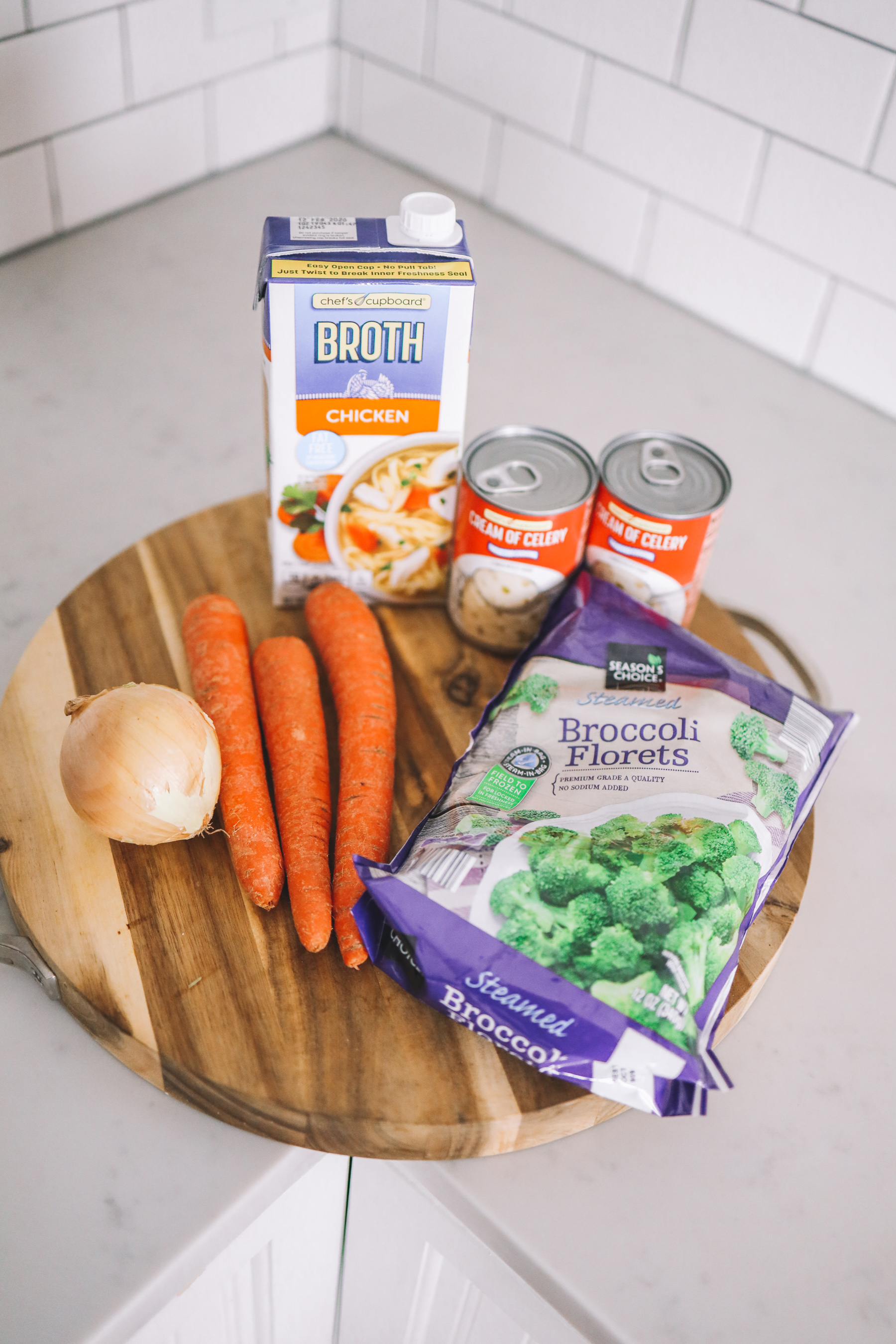 Broccoli Cheese Soup Ingredients - Kelly in the City