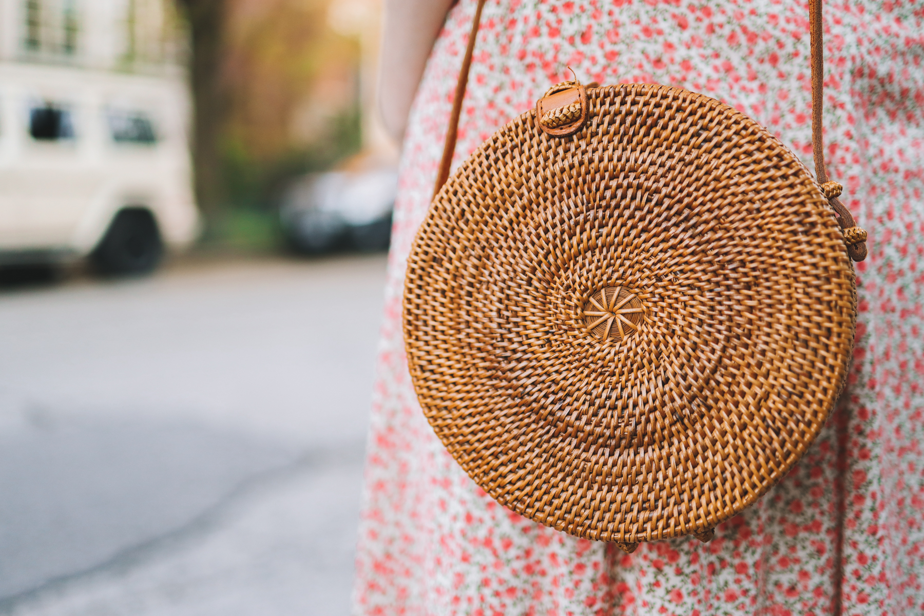 Woven Round Bag 