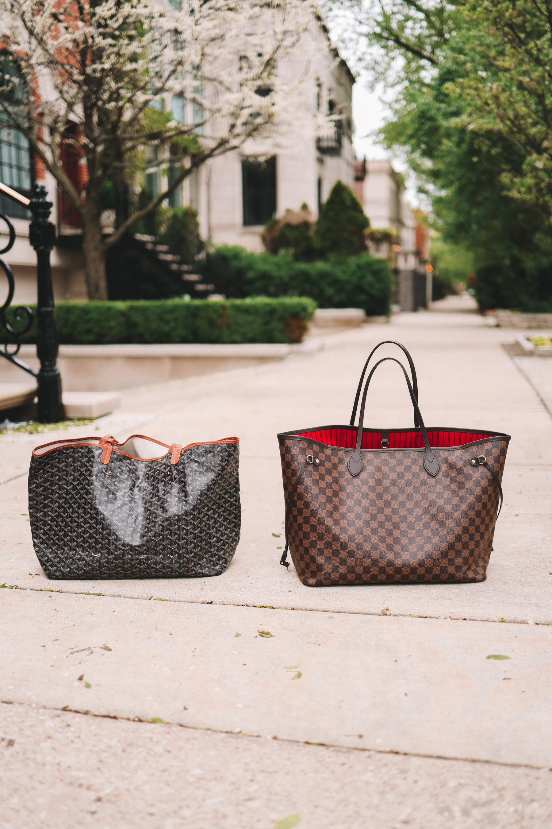 goyard st louis tote sizes