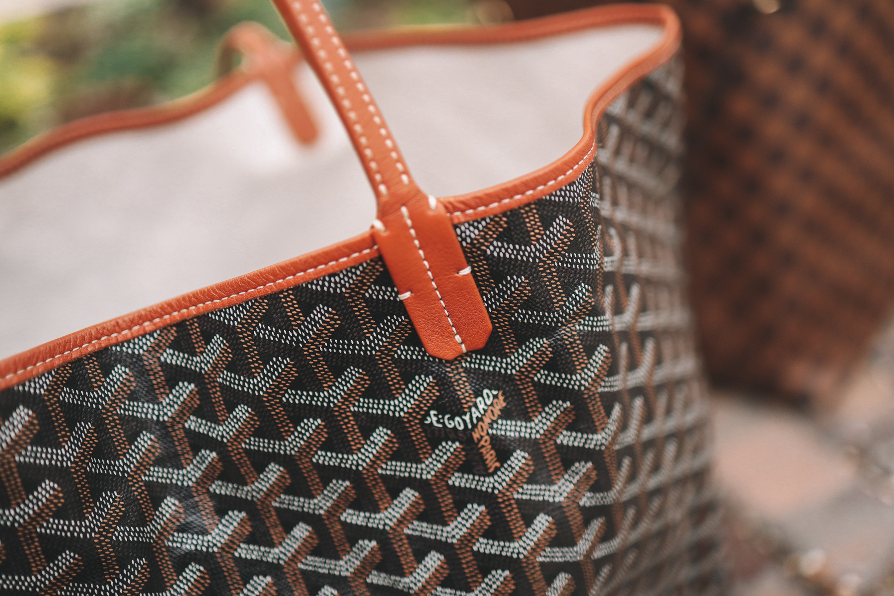 goyard baby bag