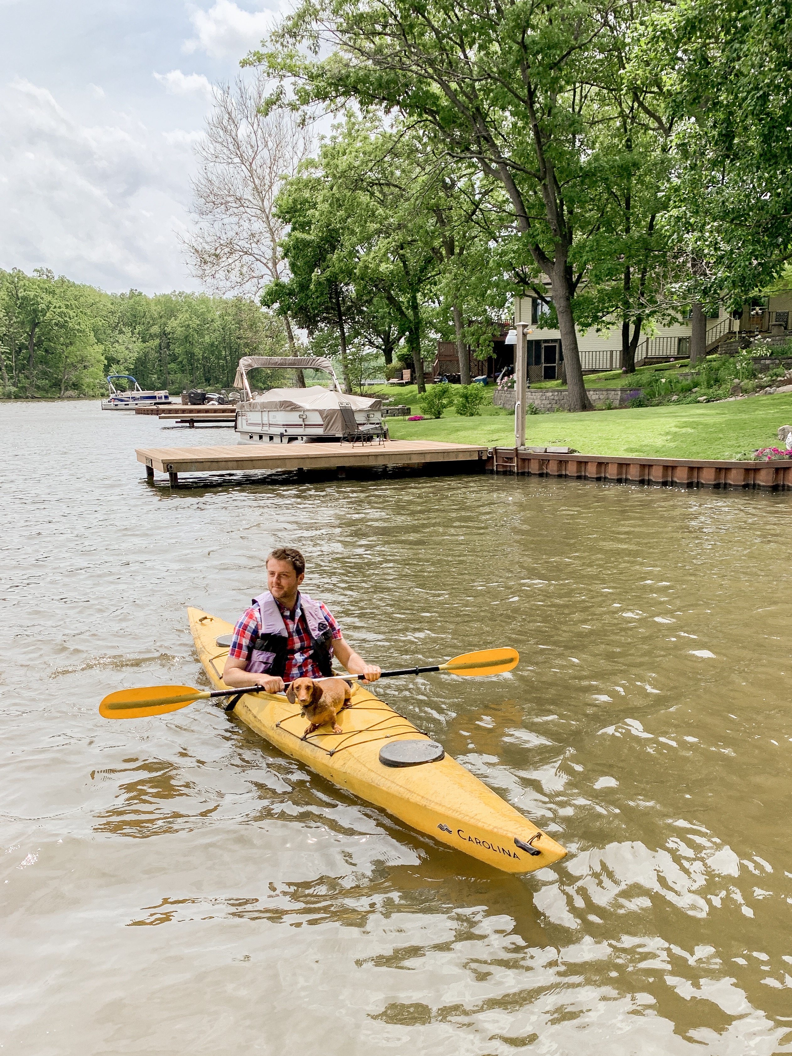 Mitch Larkin at Lake Bloomington in Normal, Illinois