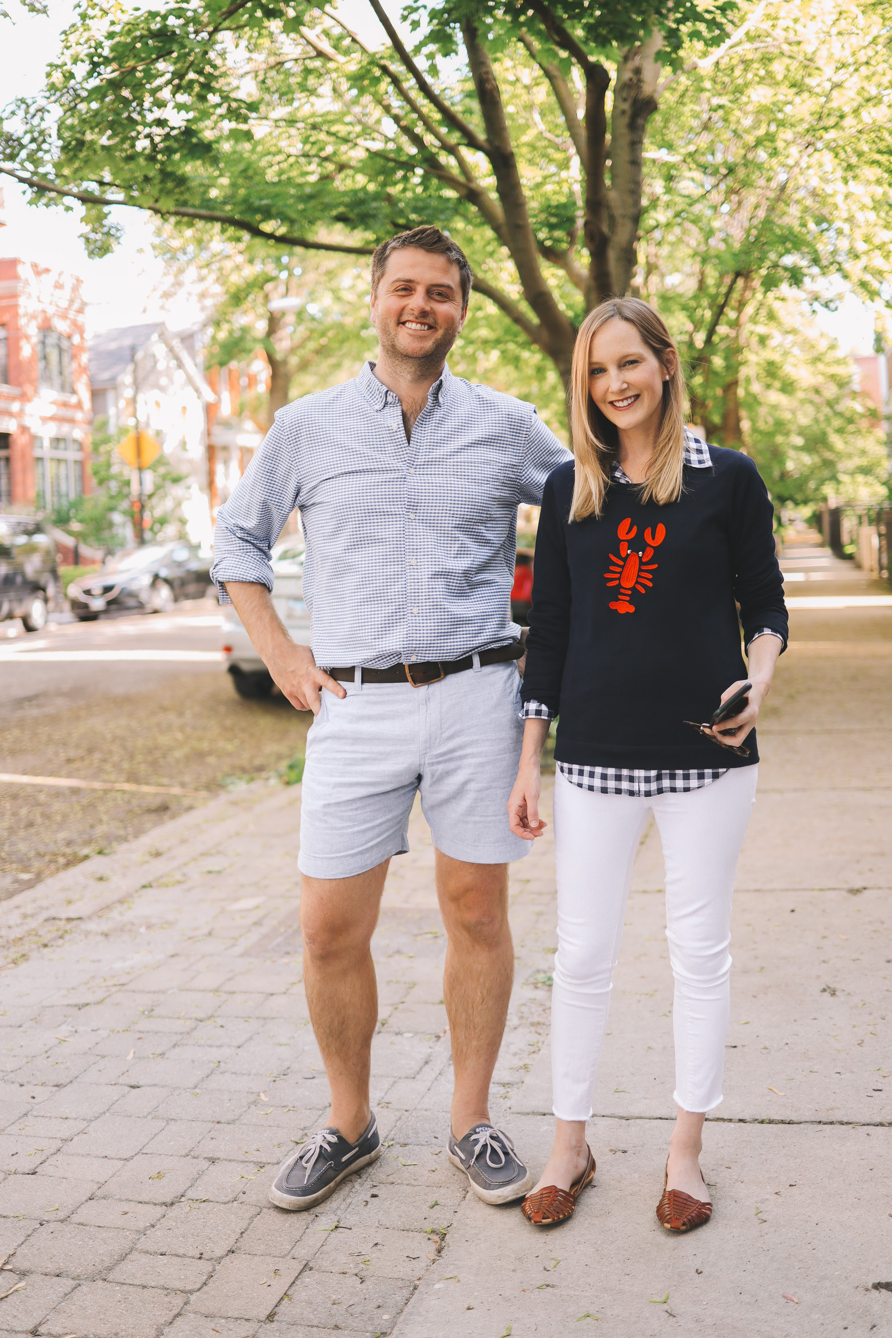 Kelly Larkin and Mitch Larkin in Chicago