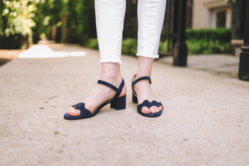 Patricia Green Scalloped Sandals