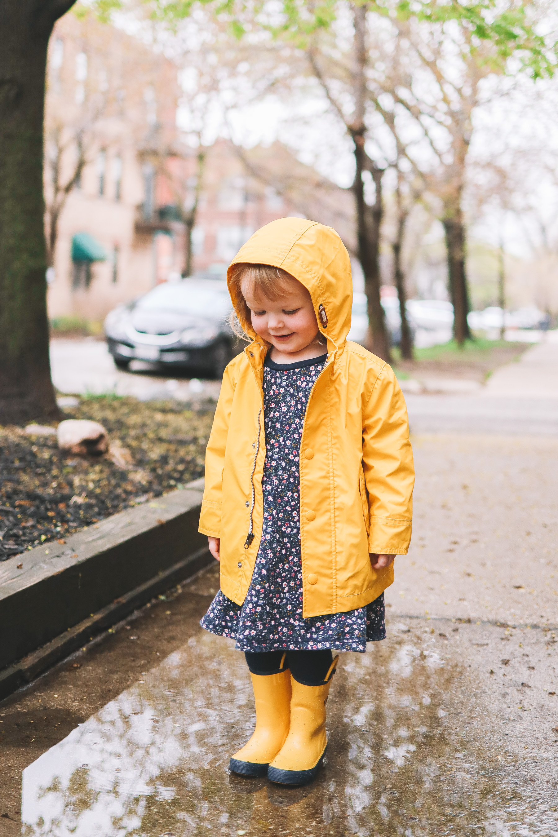 Yellow Rainy Day Outfit