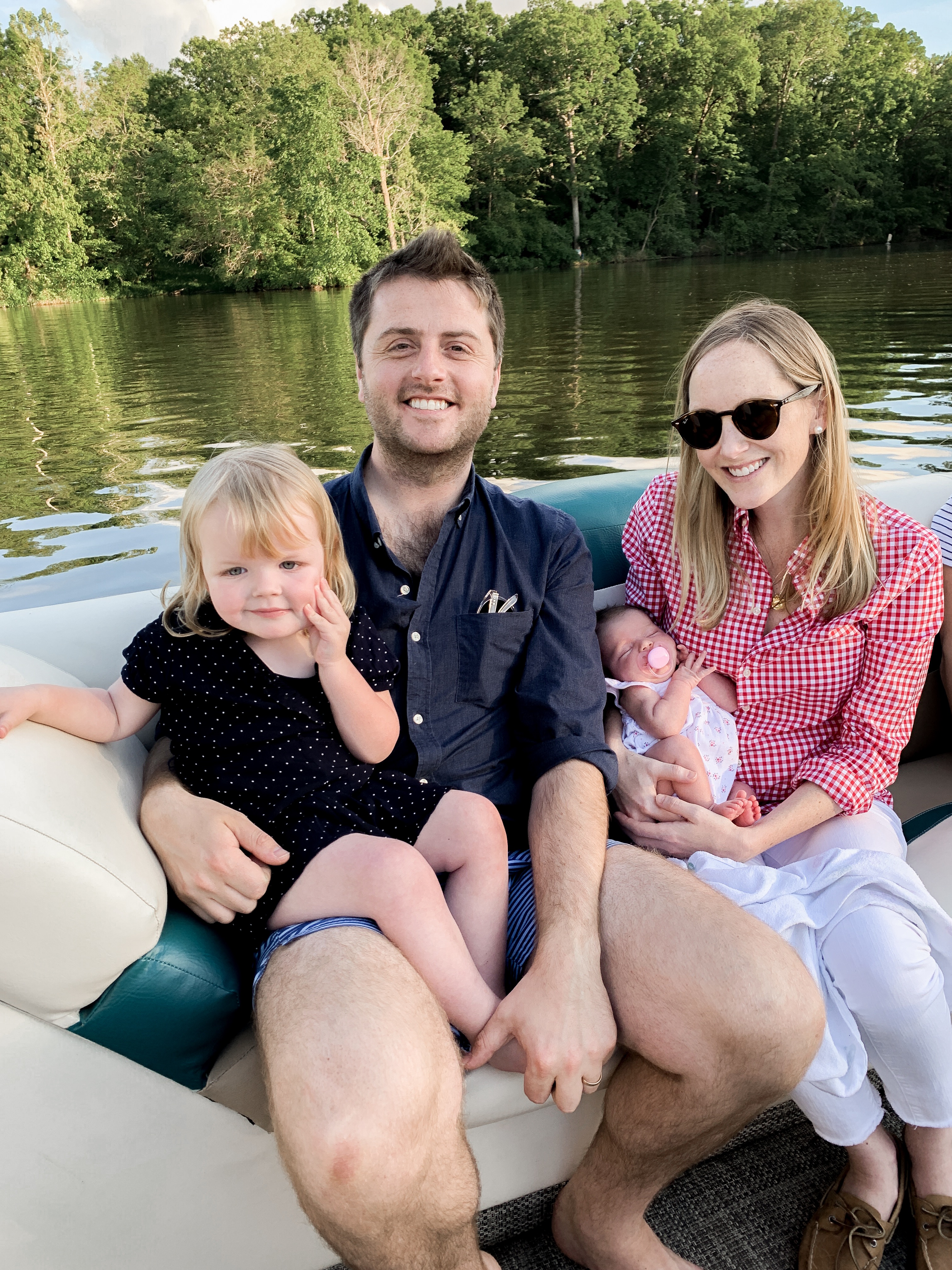 Larkin Family at Lake Bloomington