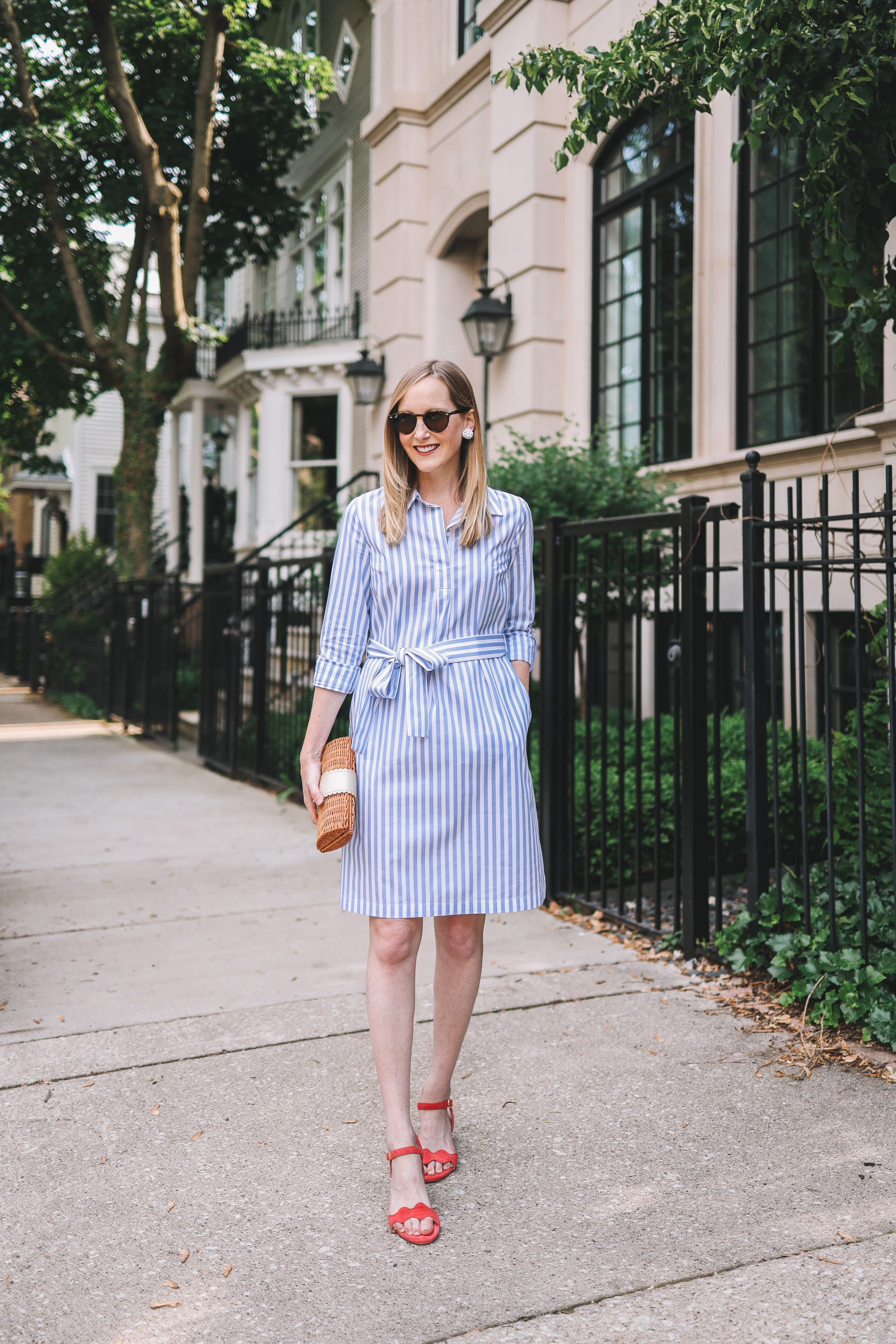 Preppy shop shirt dress