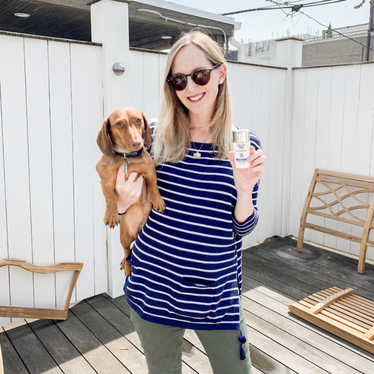 Preppy Deck in Progress - How To Decorate a Patio | Kelly in the City