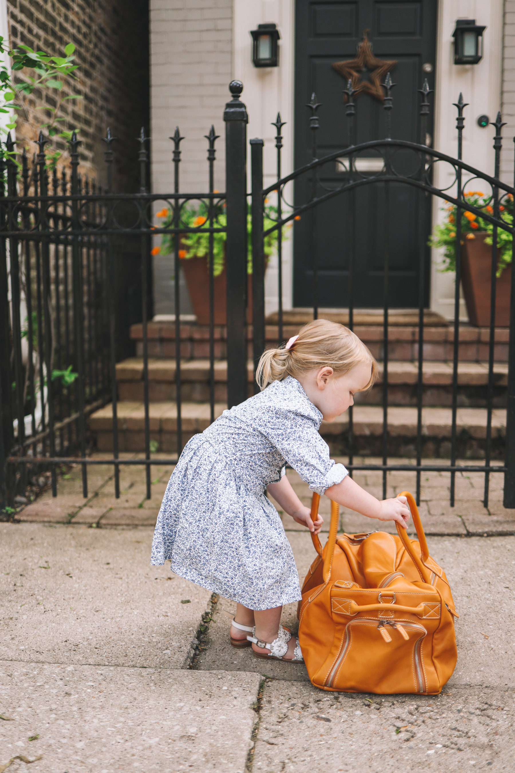 Leather Overnight Bag from Mark and Graham