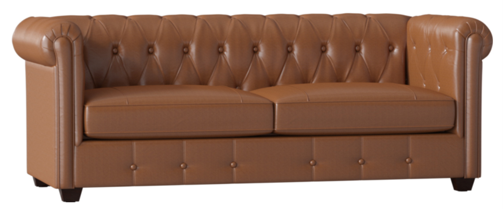 Birch Lane Hawthorn Leather Chesterfield Sofa