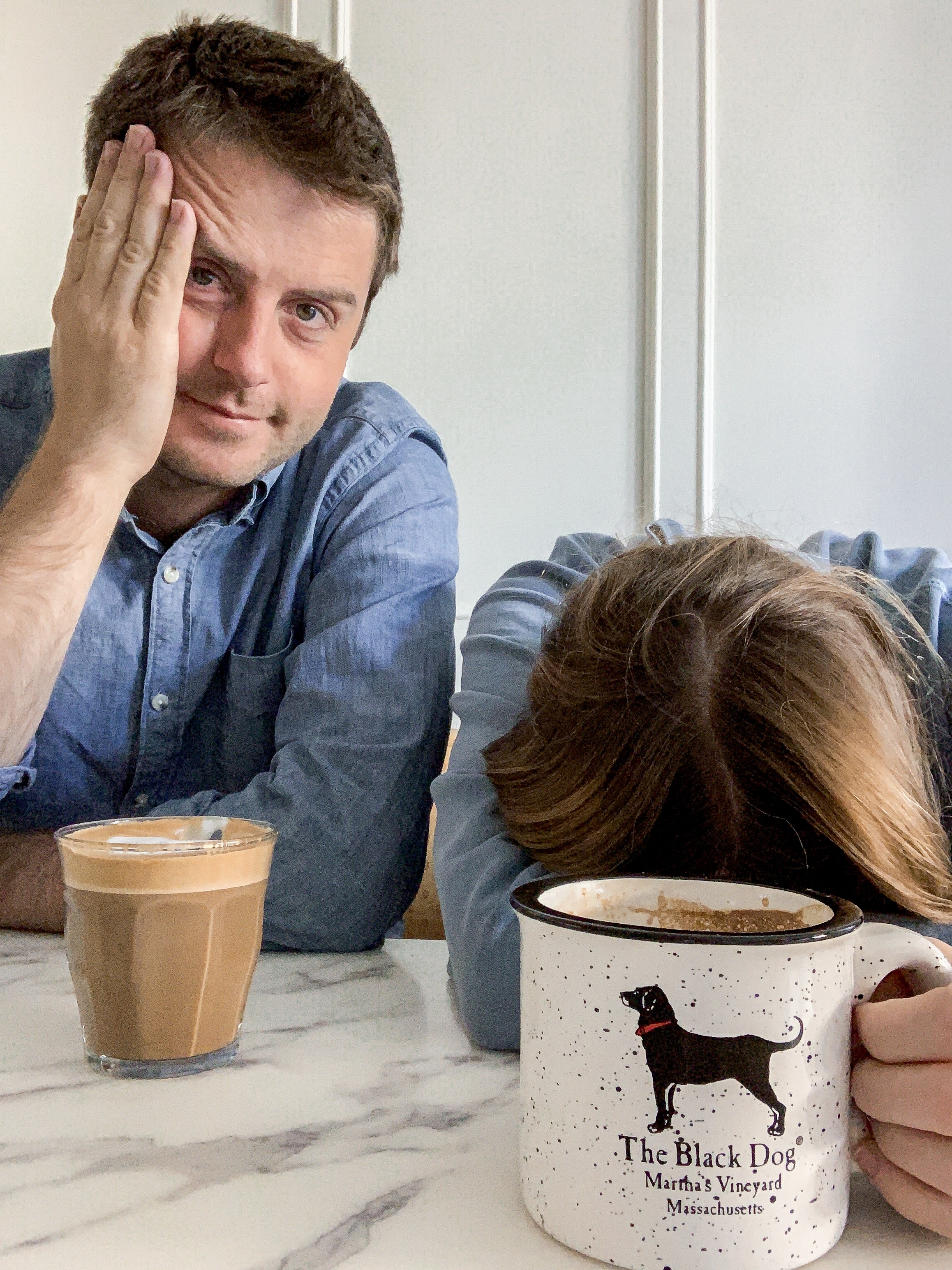 couple drinking coffee