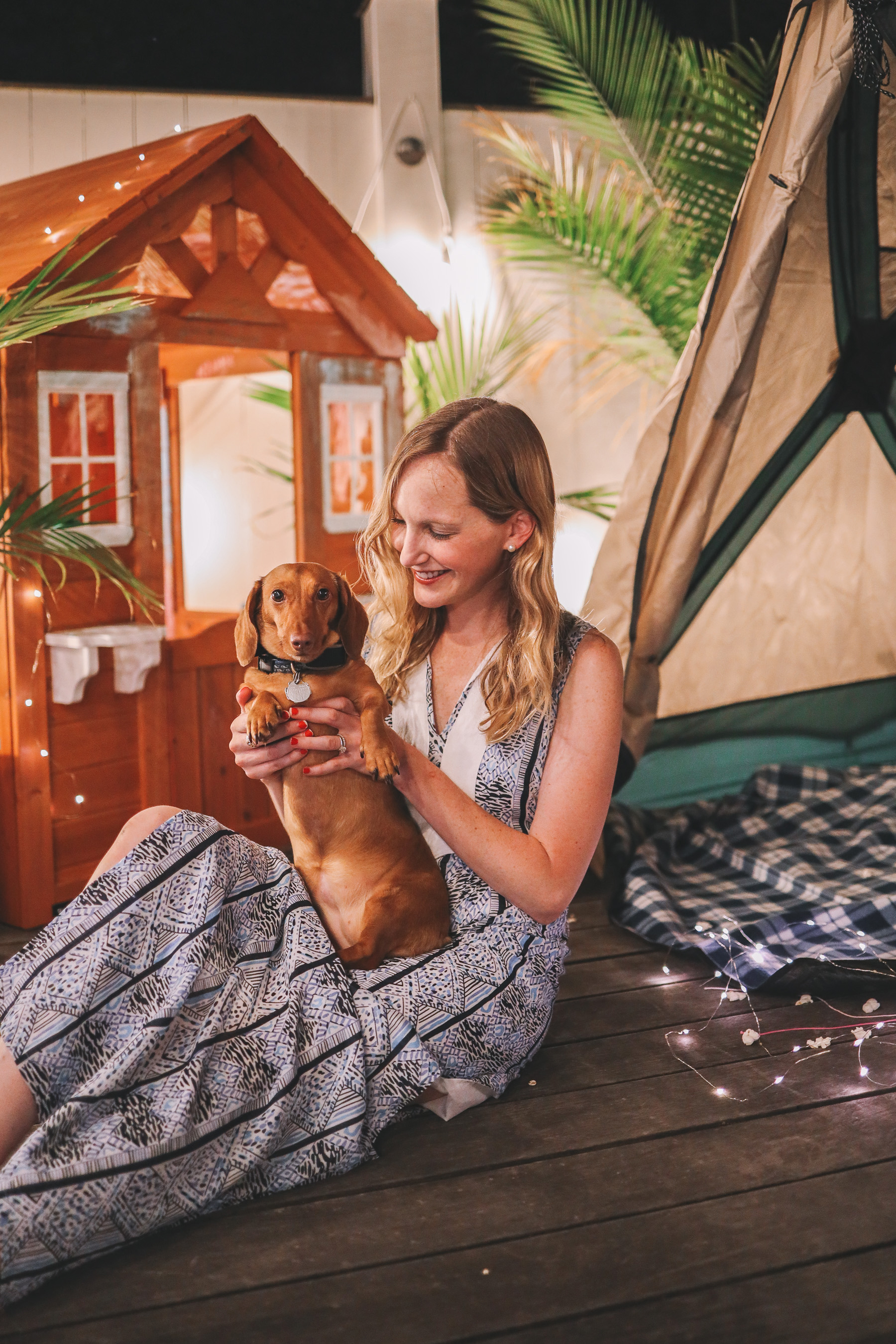 kelly larkin and her dog