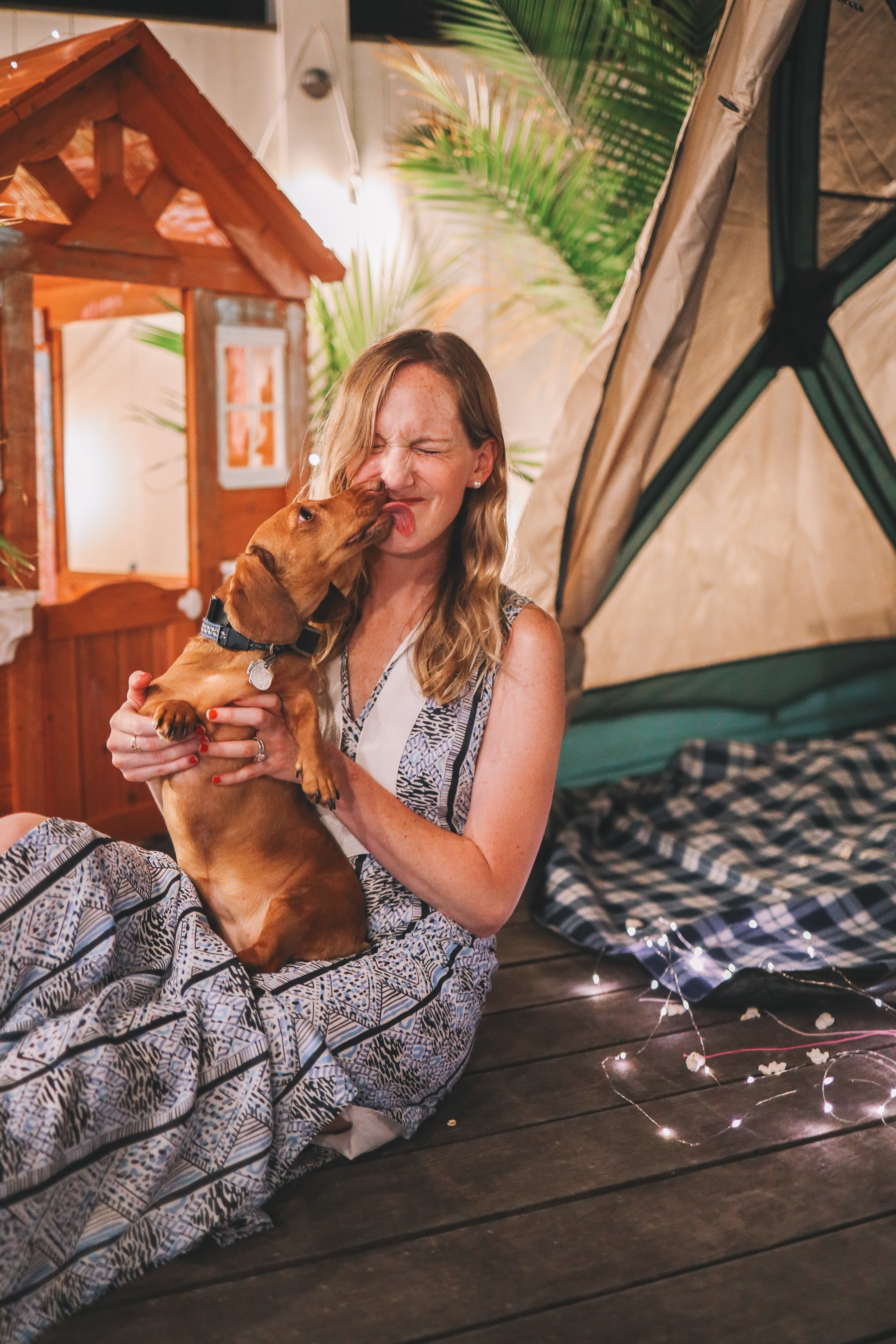 kelly larkin and her dog