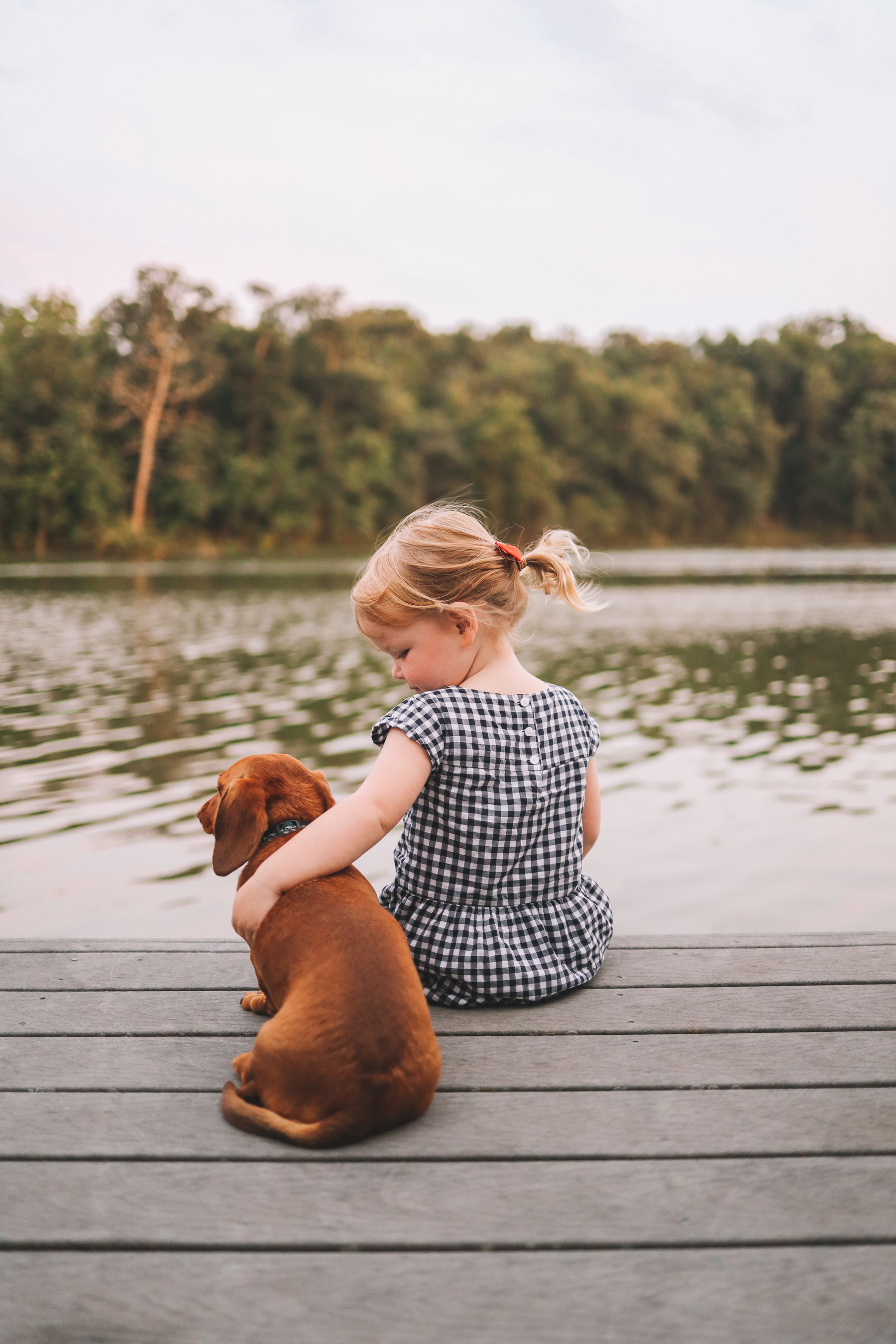 noodle on the go at the lake with this little girl