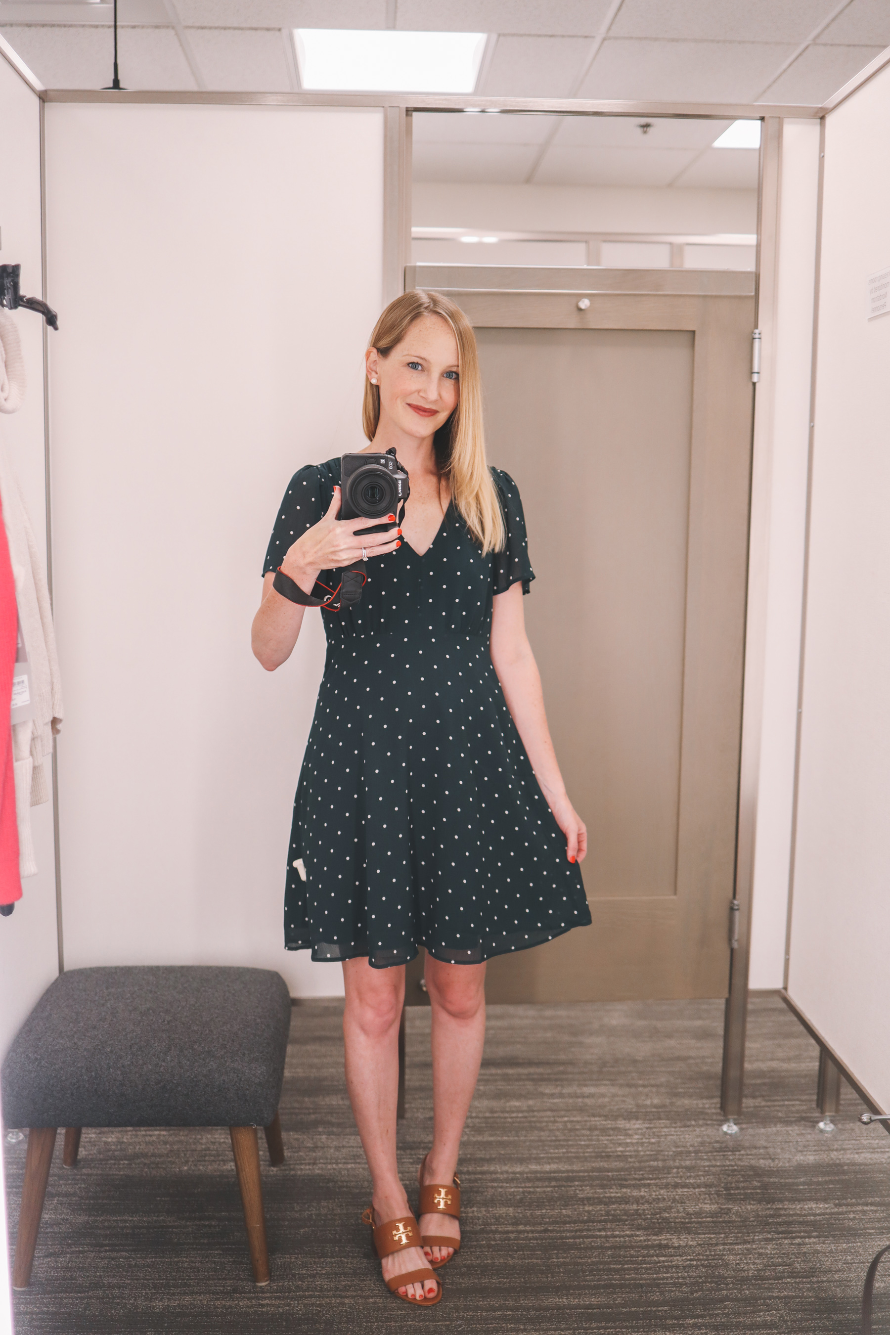 The Super-Flattering Polka Dot Dress