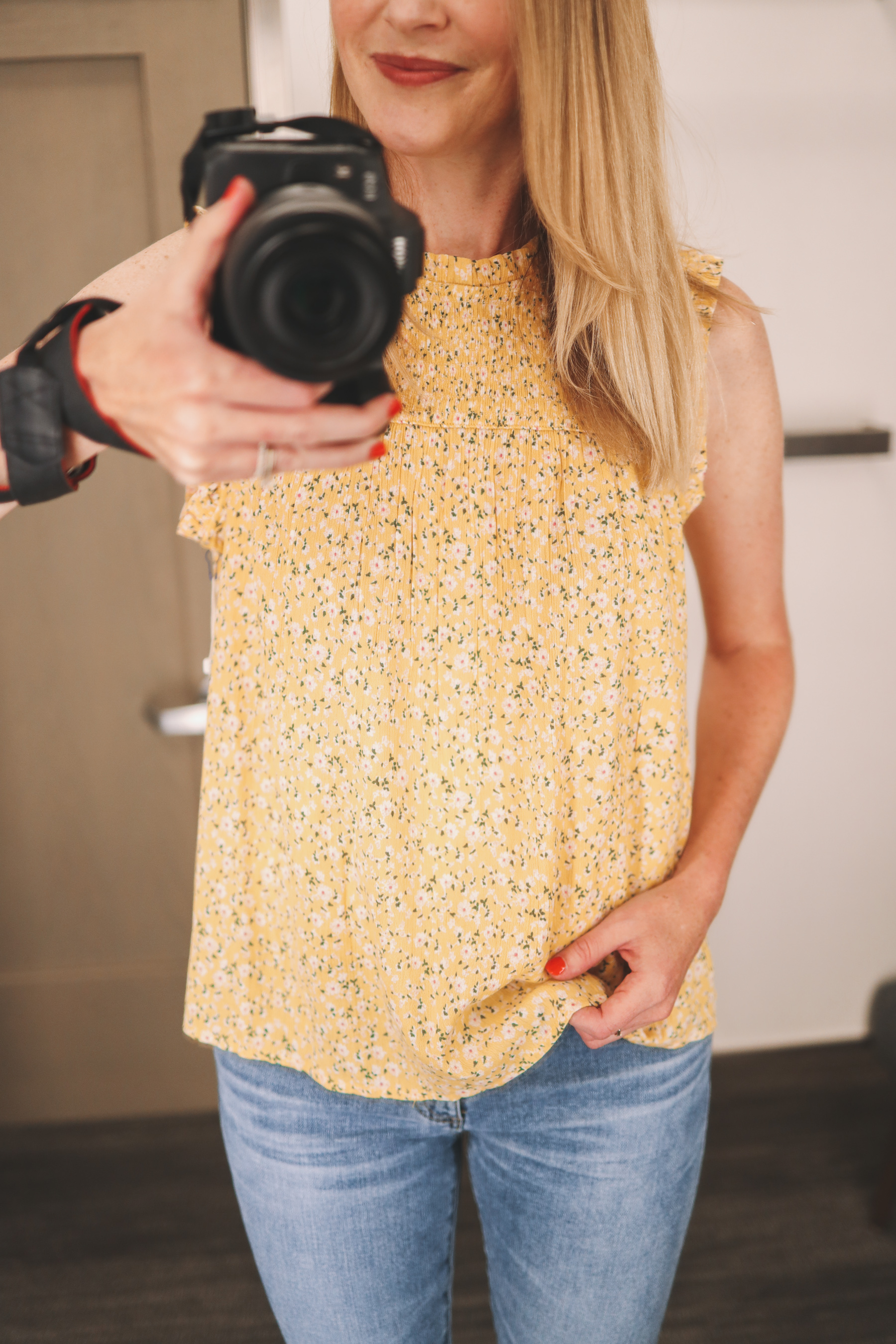 Floral Sleeveless Top