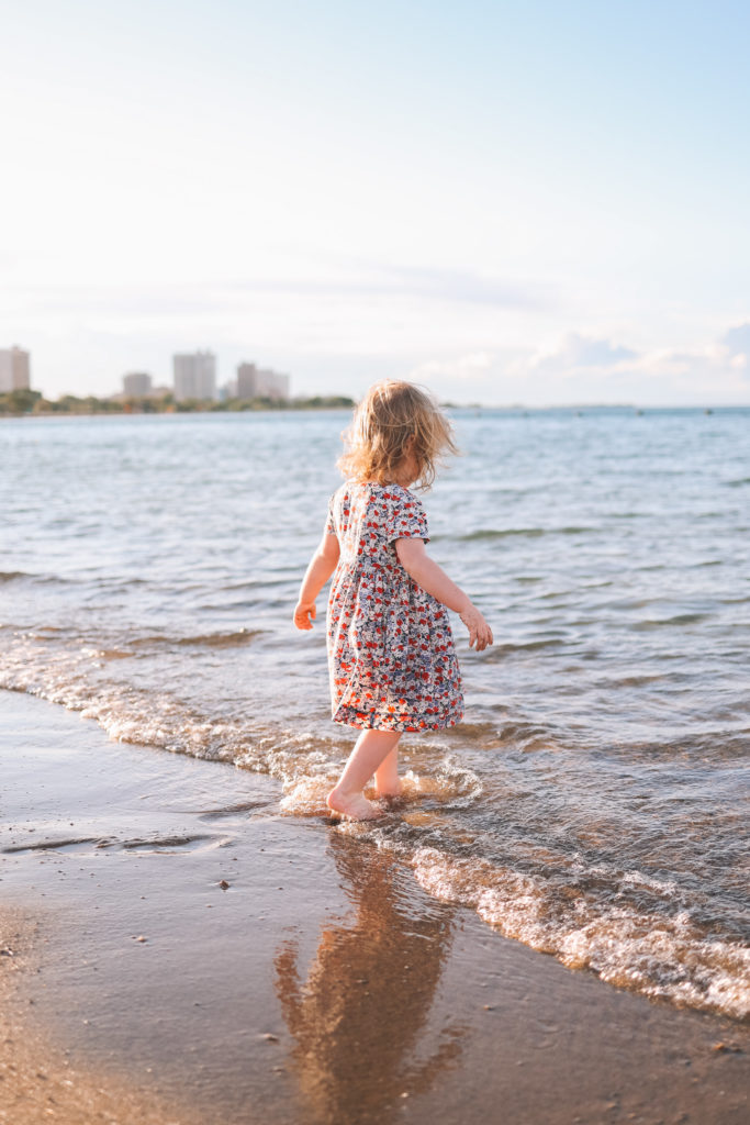 North Avenue Beach - Daughter in the Water | Kelly in the City