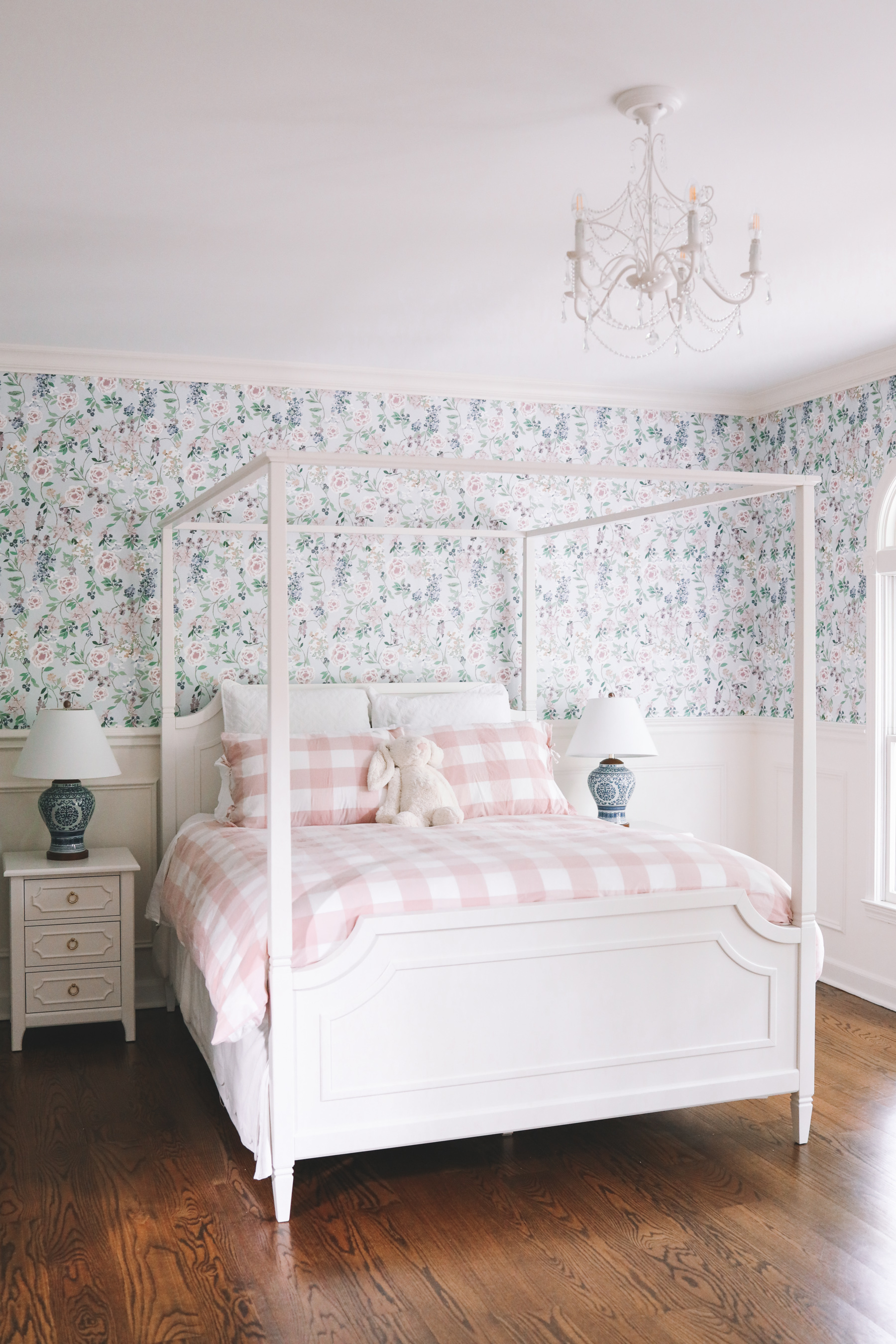 Emma's Room Gets Wallpapered
