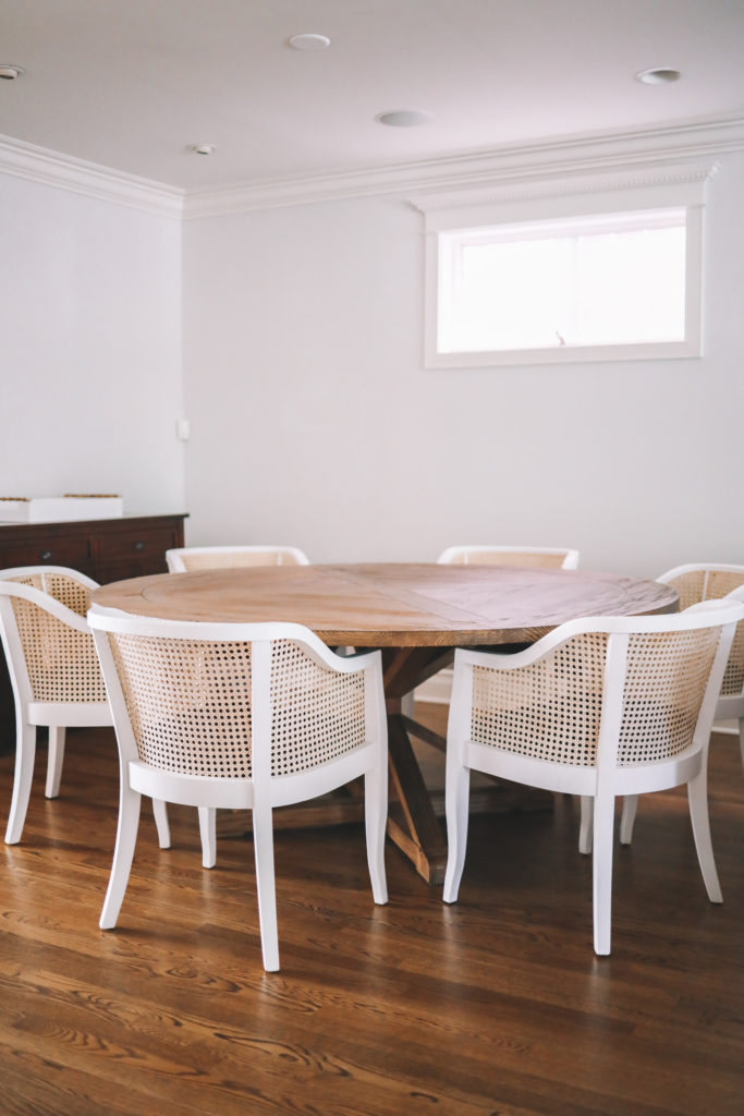 Pine Dining Table + Cane Chairs | Interior Design | Kelly in the City