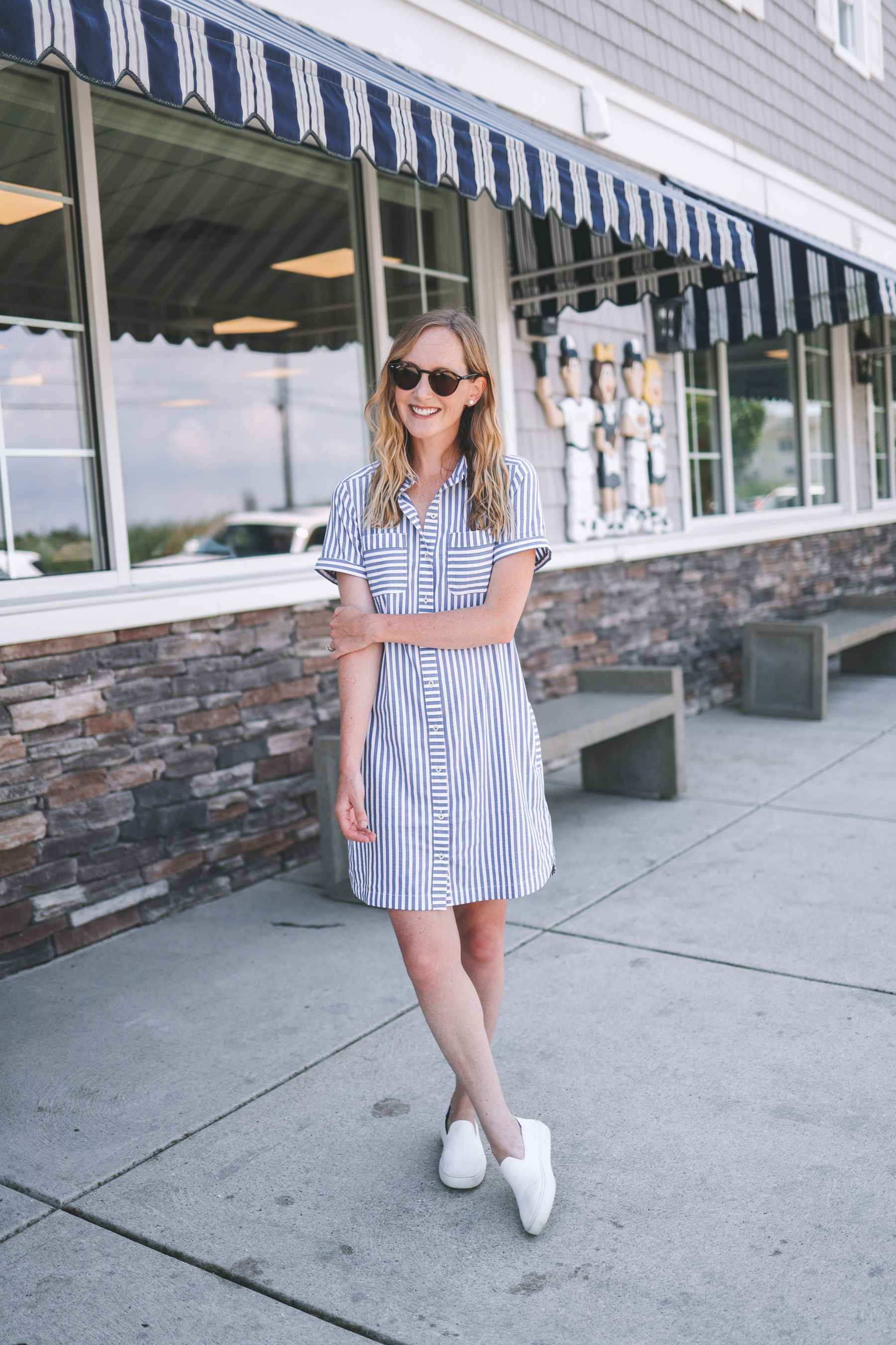 Seersucker Shirt Dress Vineyard Vines Apparel Kelly in the City