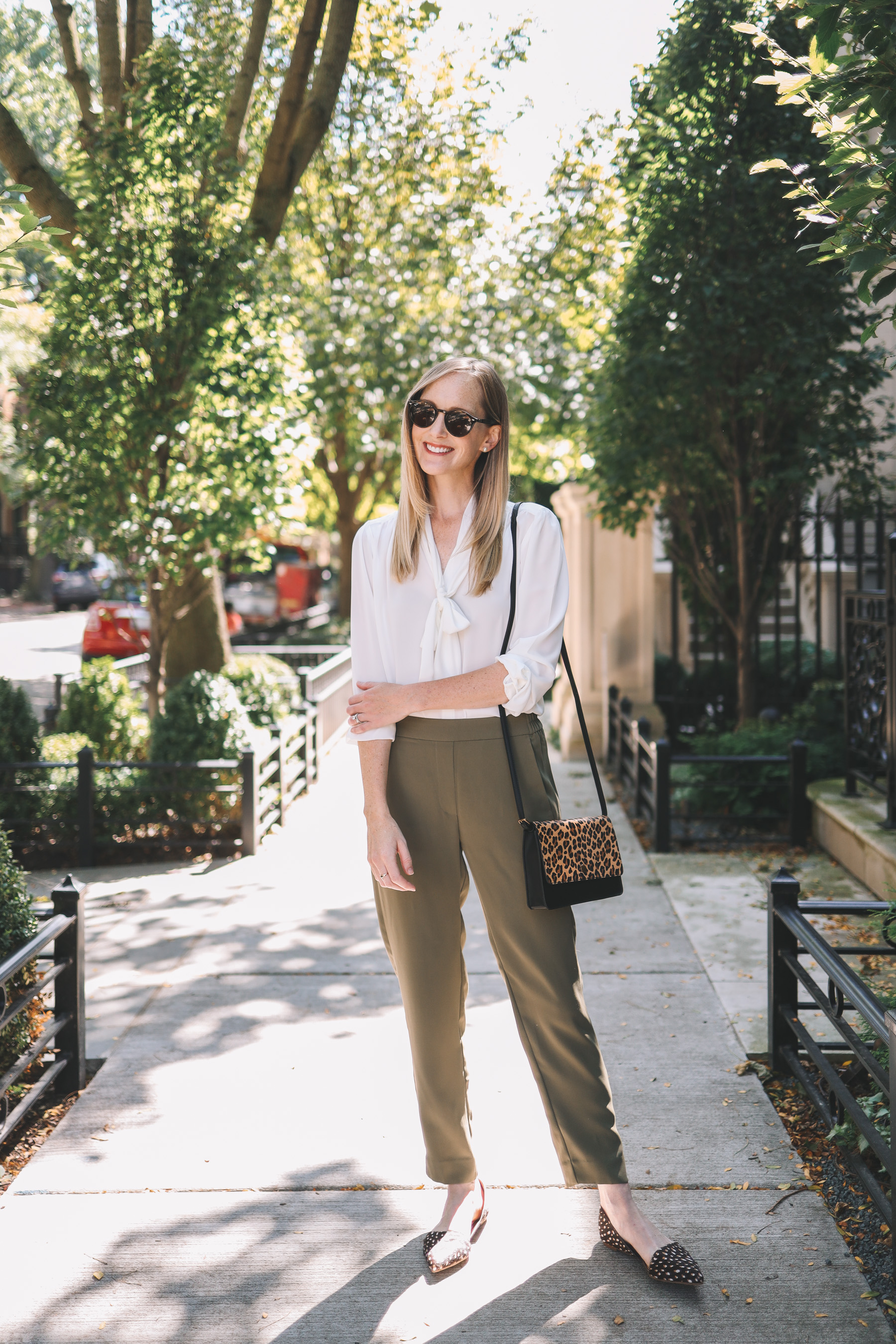 wear to work - j.crew factory outfit | kelly in the city
