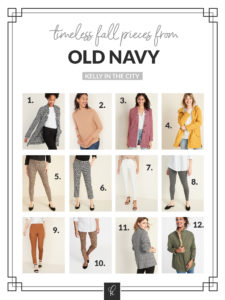Timeless Fall Pieces from Old Navy