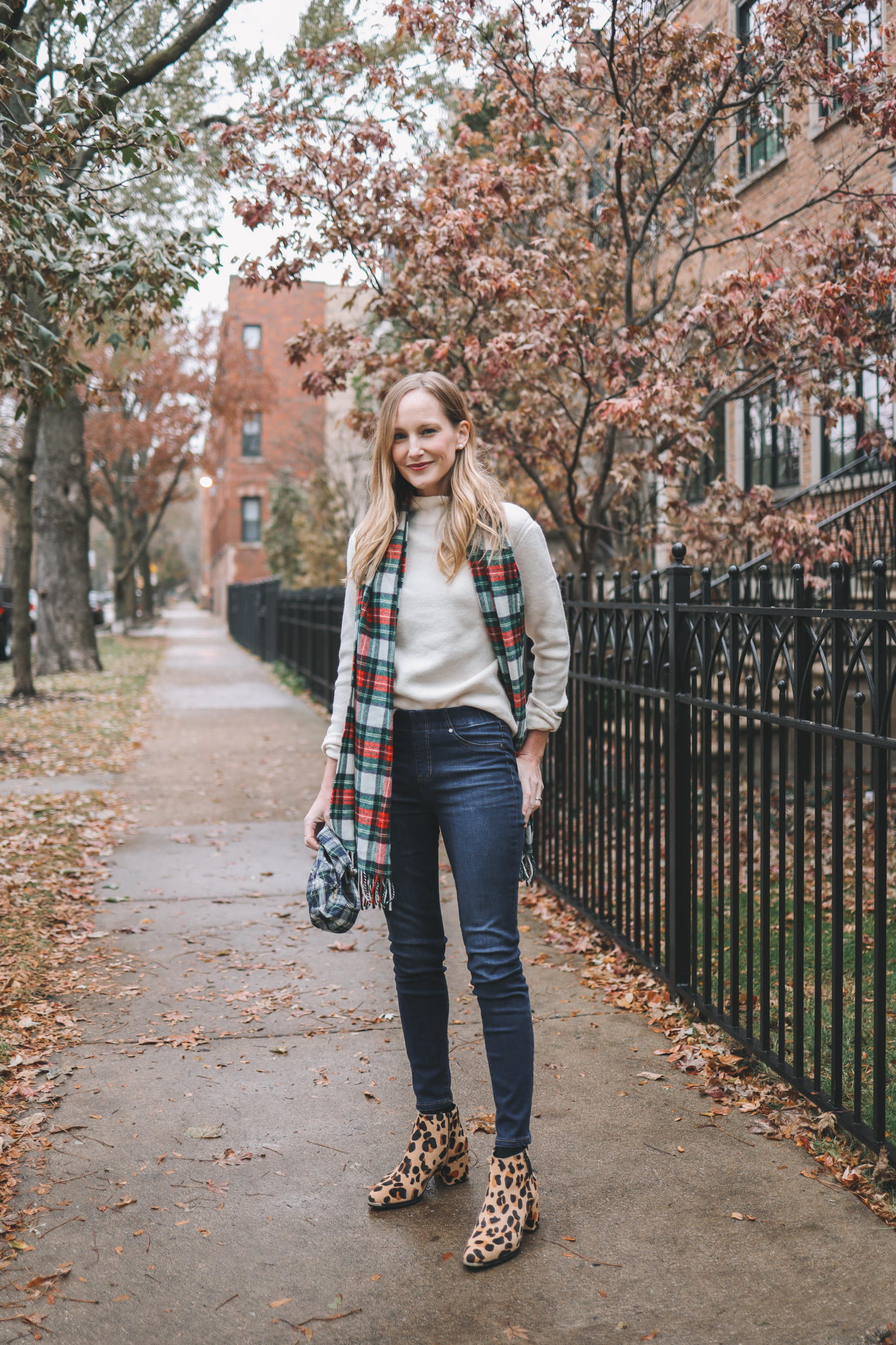 cole haan leopard booties