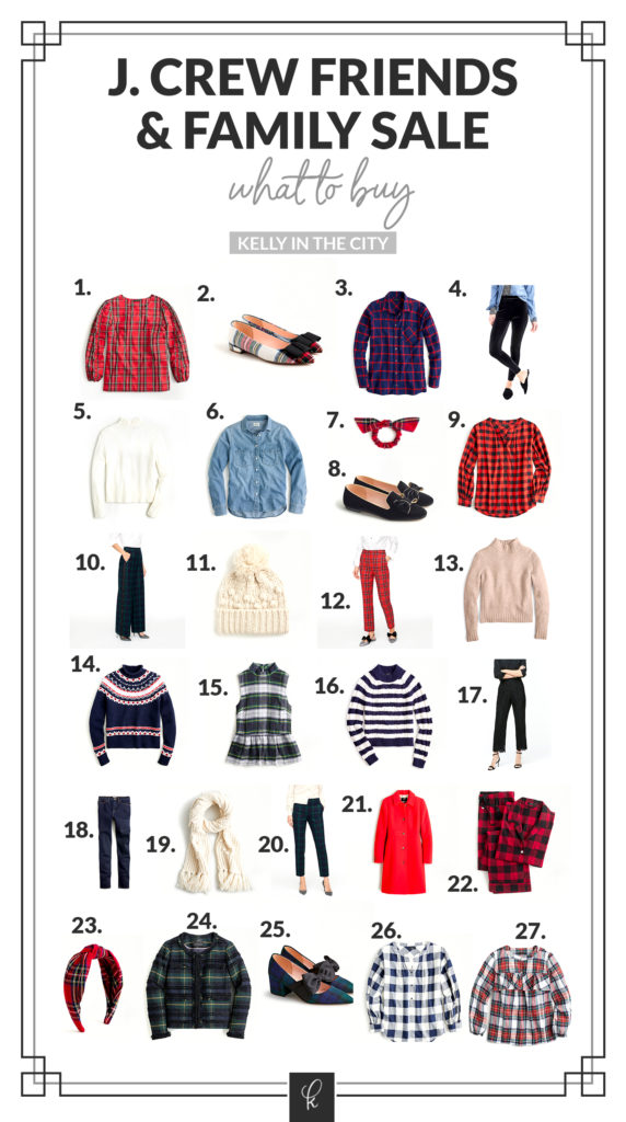 J.Crew Friends & Family Sale Items Kelly in the City