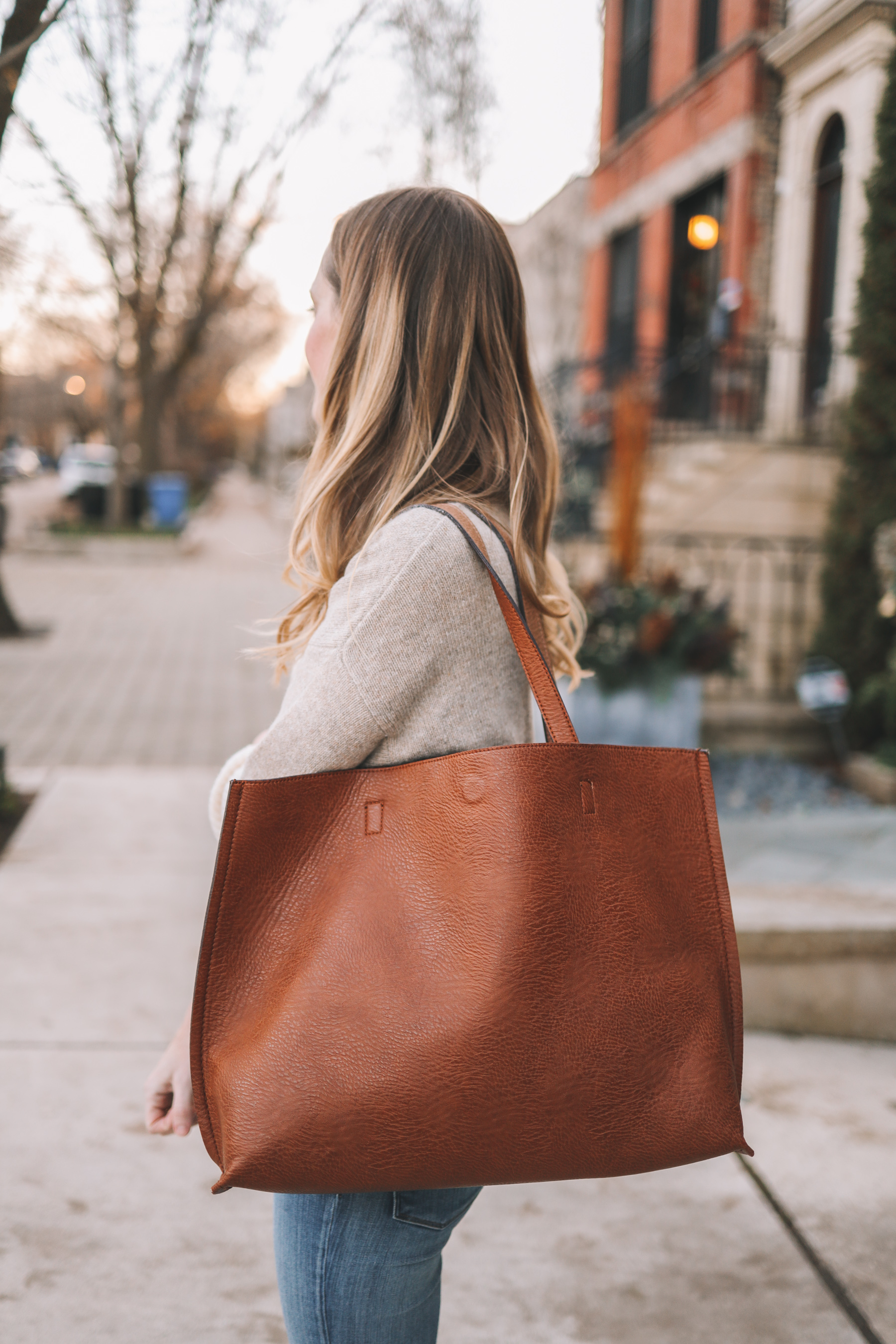Faux Leather Tote from Nordstrom