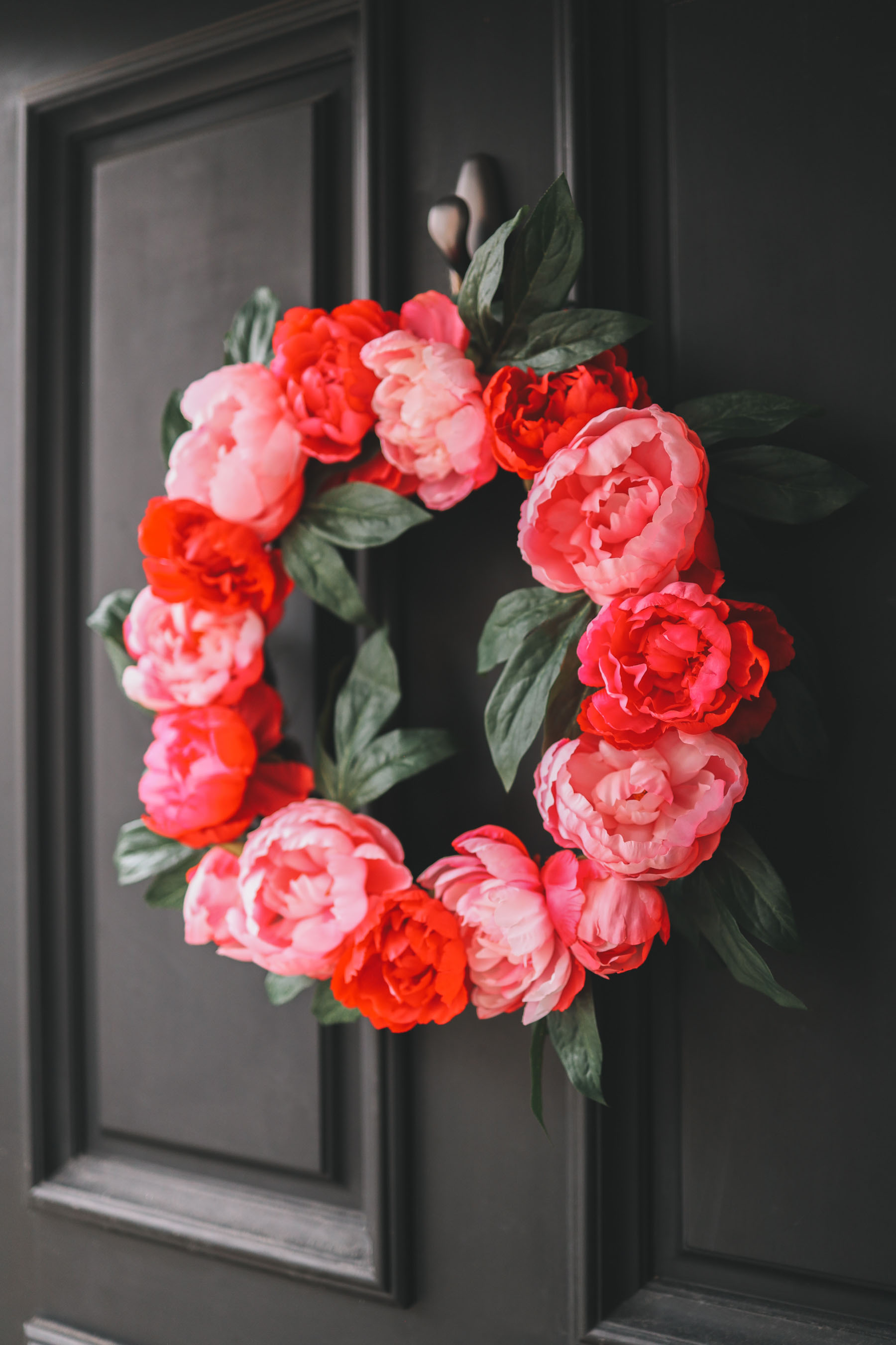 Simply Natural Faux Rose Wreath