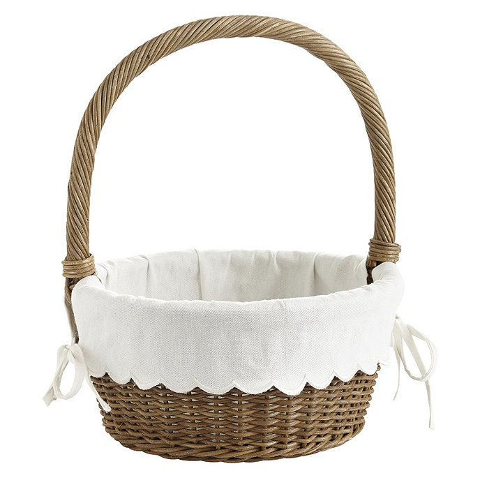 scalloped Easter baskets