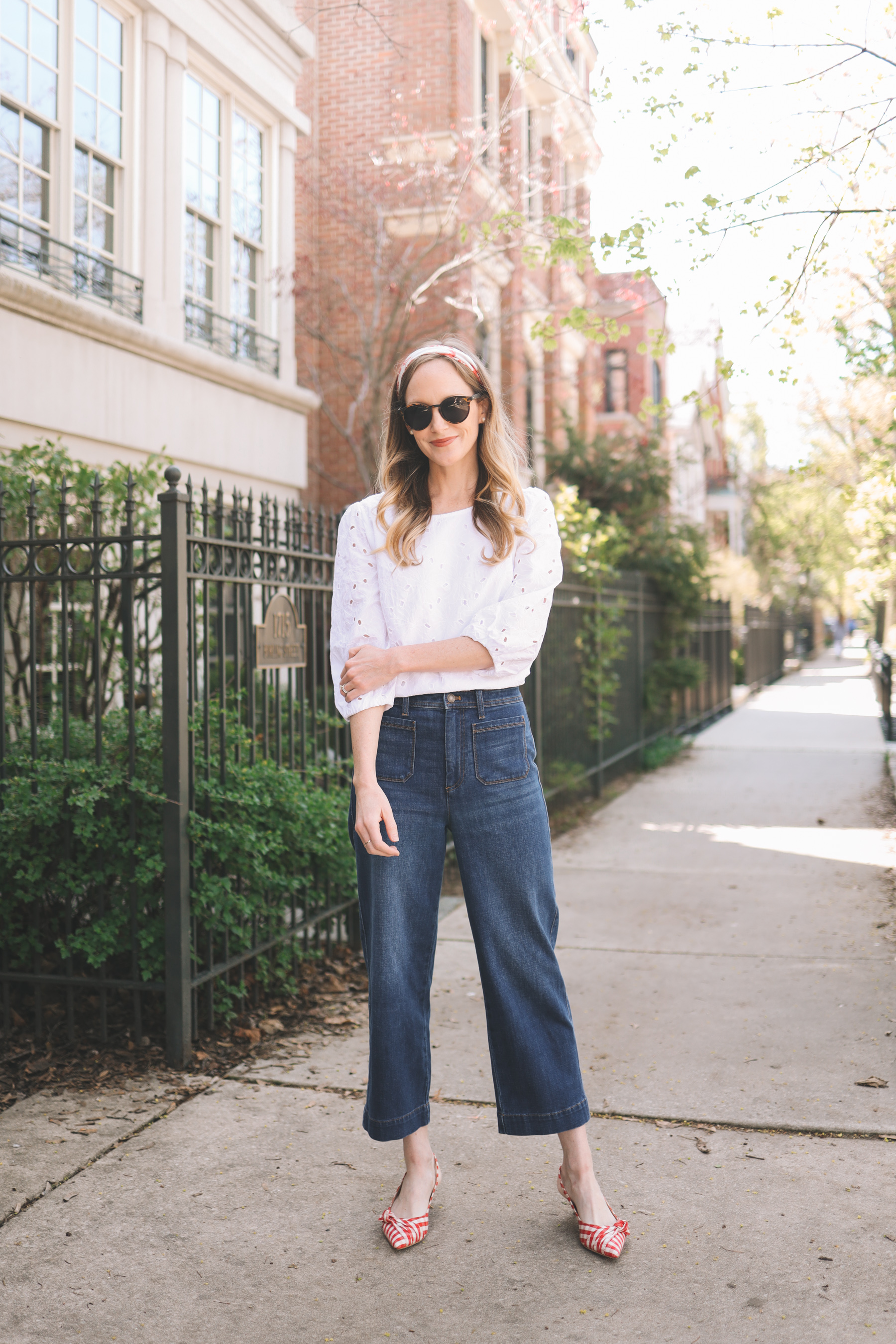 talbots wide leg jeans