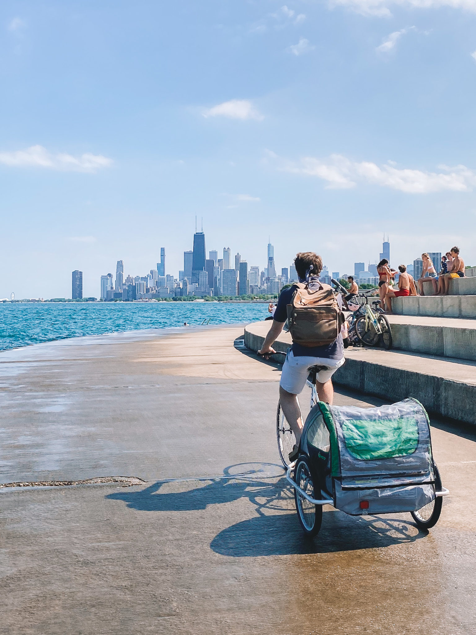 Biking the Chicago Lakefront Trail with Small Children