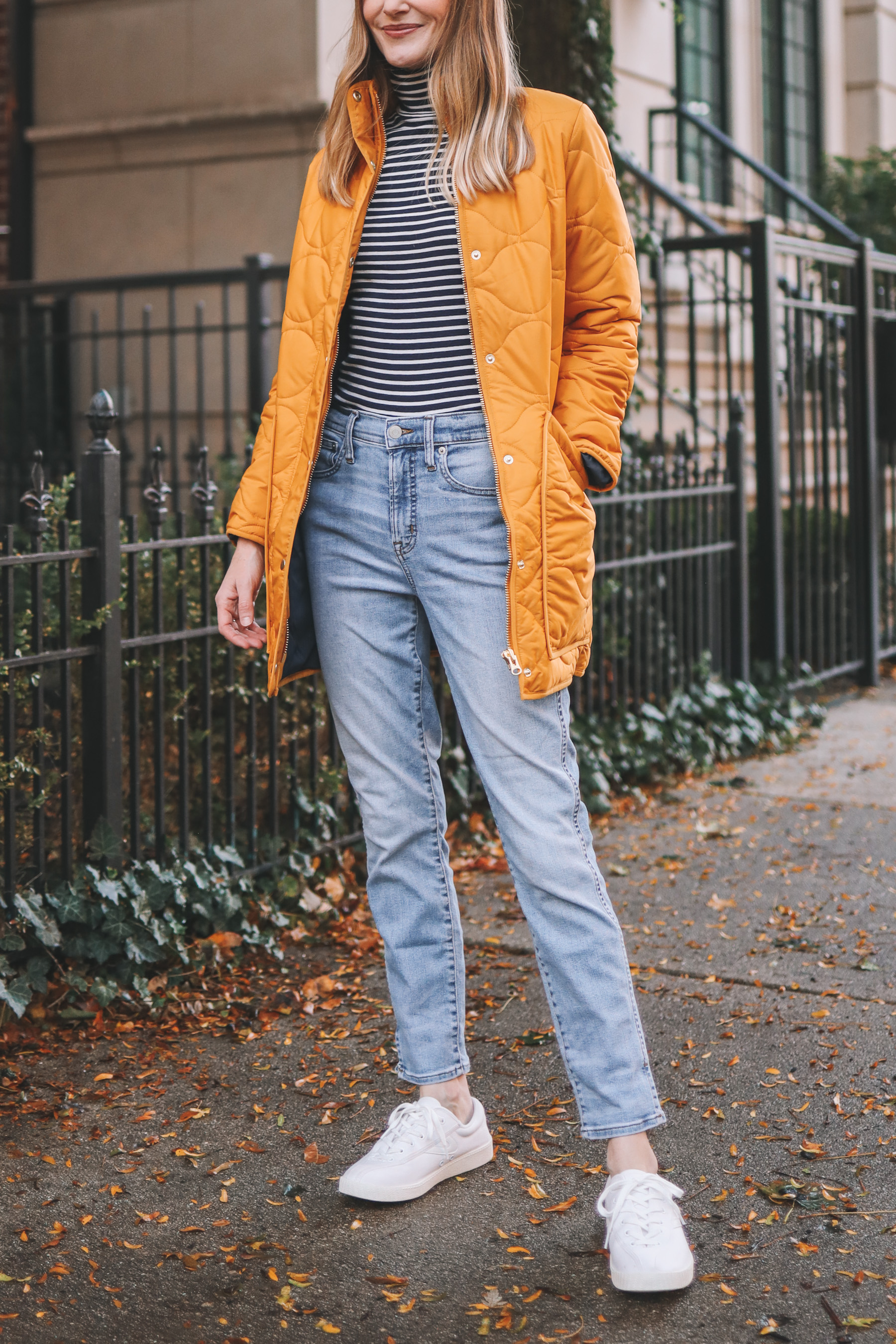 J.Crew Elbow Patch Sweater & Plaid Scarf