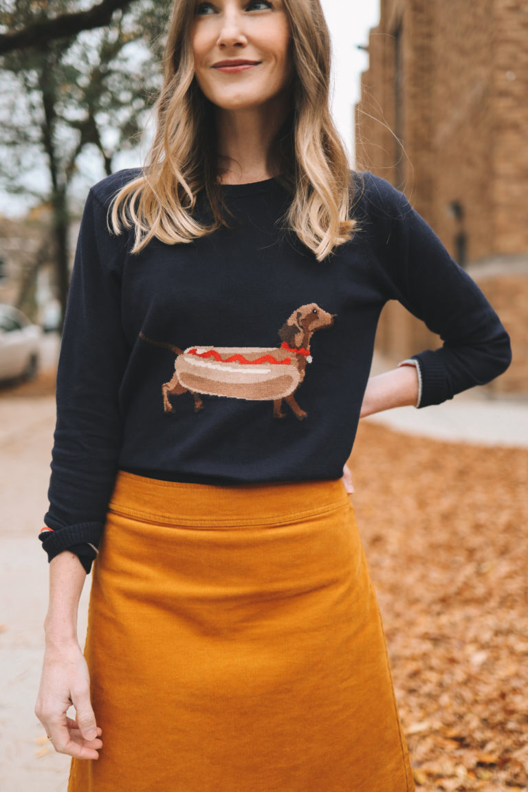 Joules Dachshund Sweater Giveaway Kelly in the City Lifestyle Blog
