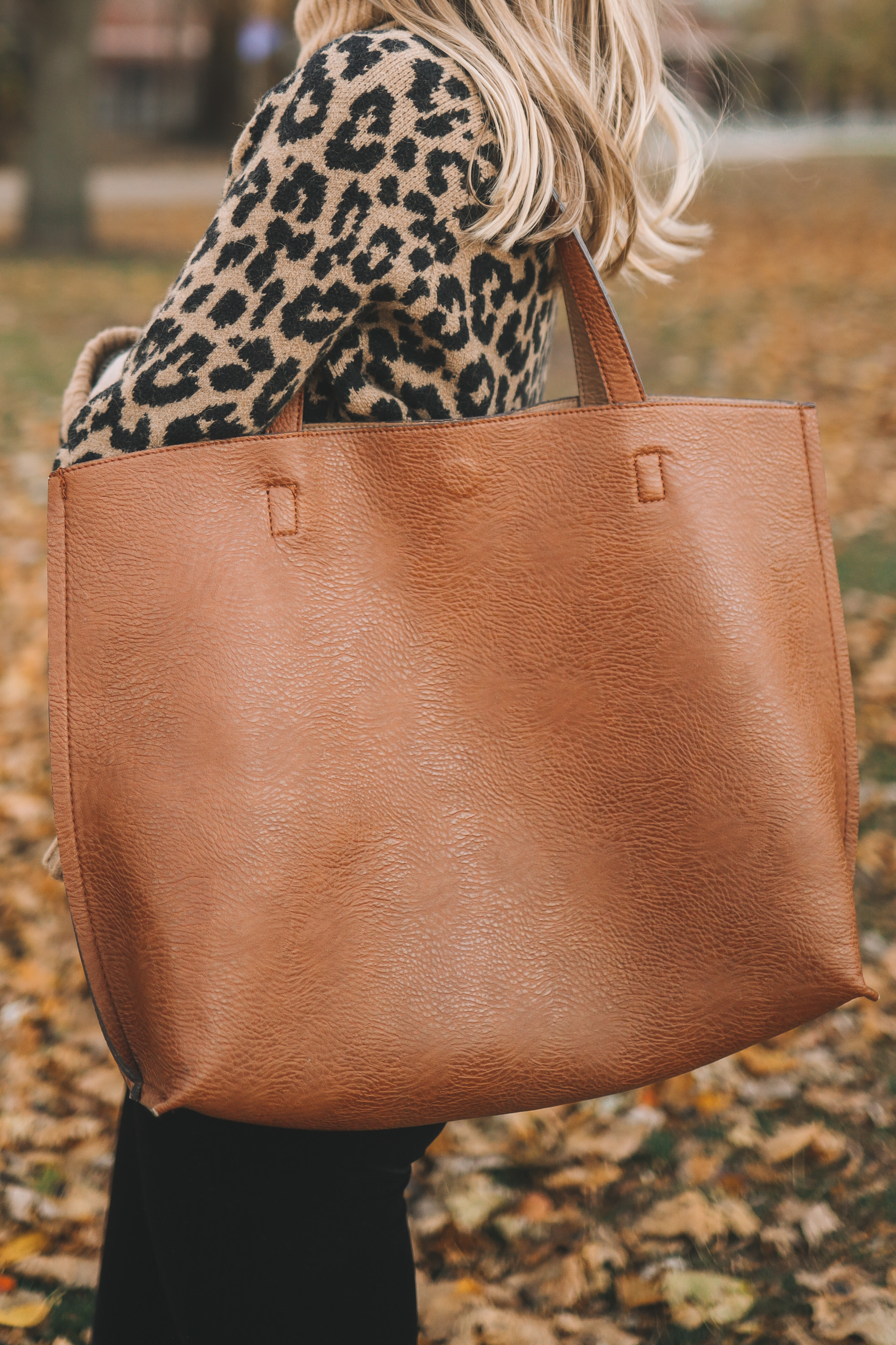 Faux Leather Tote bag