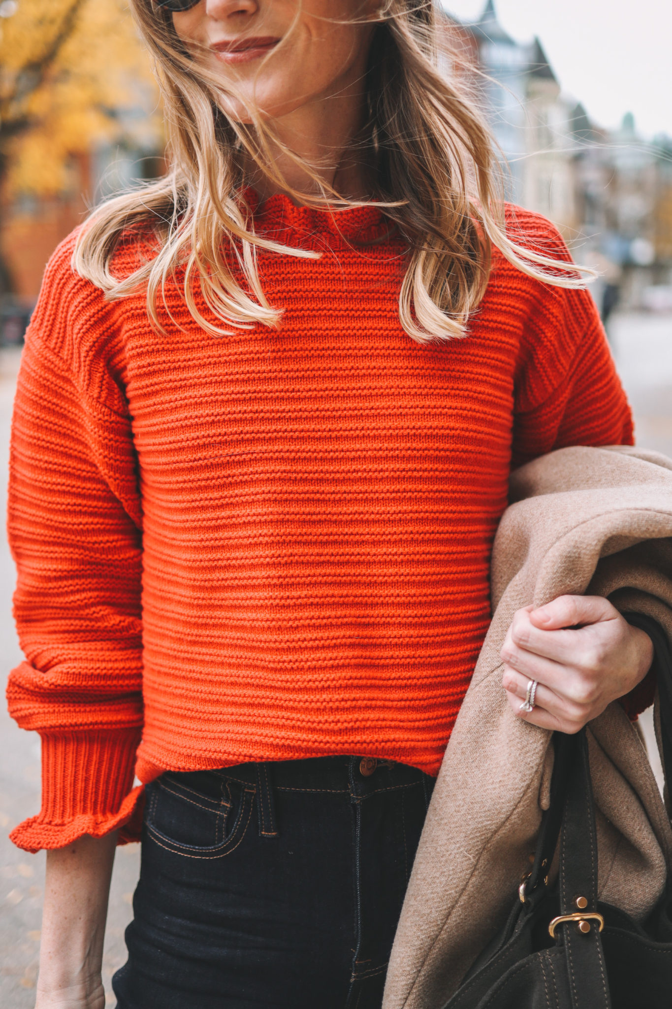 Ruffleneck Sweater - Kelly in the City | Lifestyle Blog