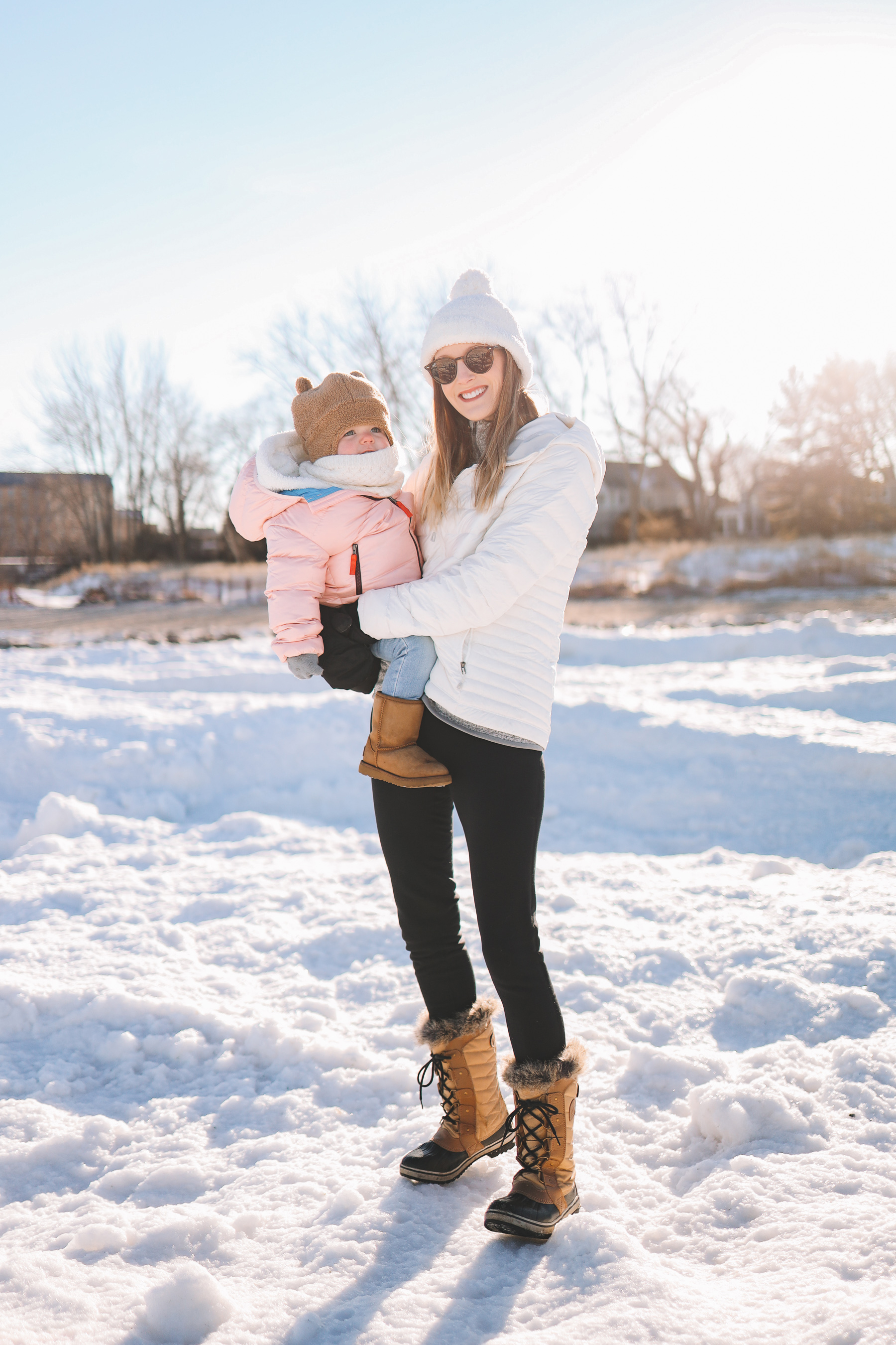 Backcountry winter outfit | Lighthouse Beach Evanston
