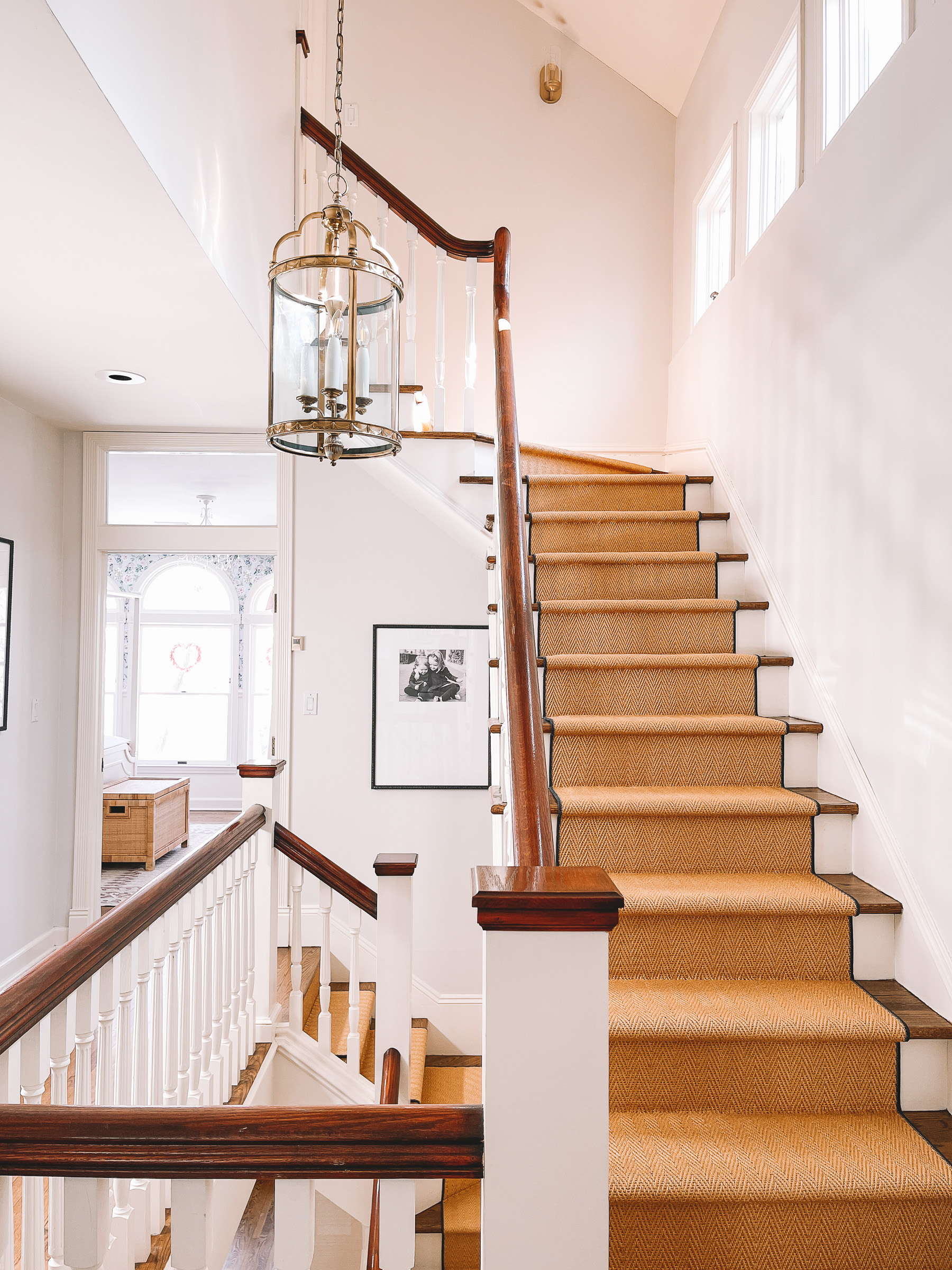 Staircase Rug Runner Installation in Philadelphia Princeton Bucks