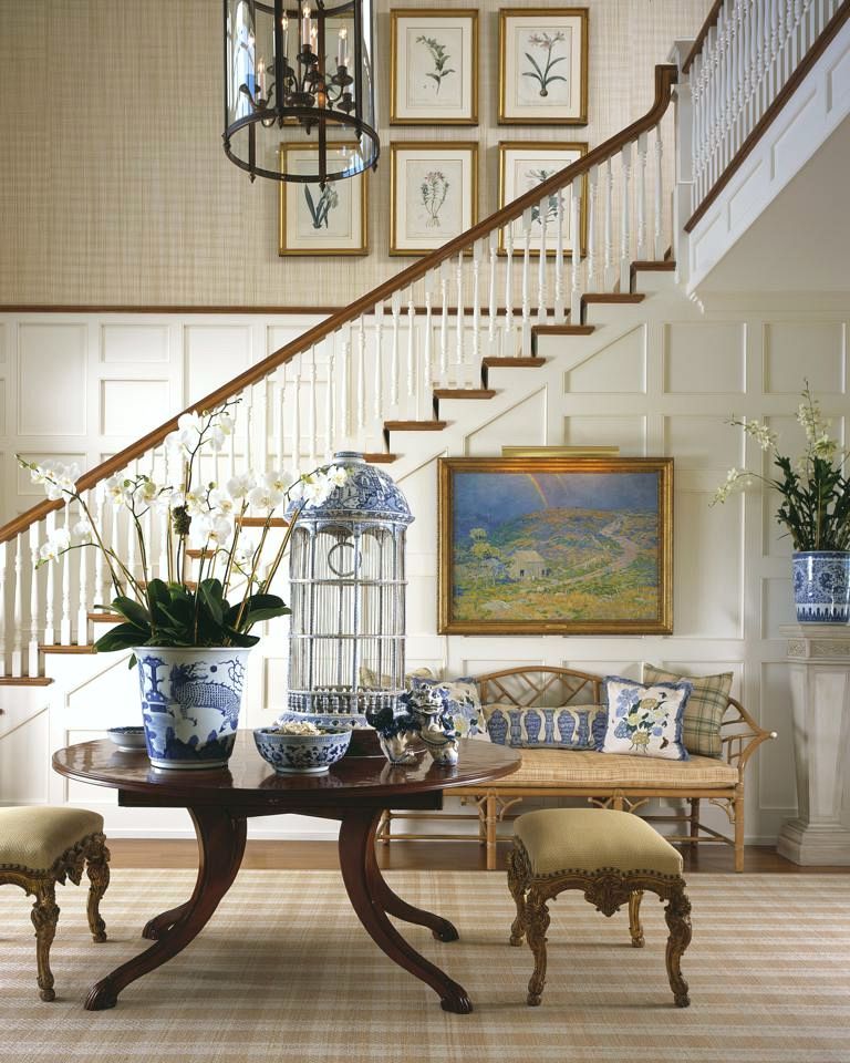 earth tones Staircase Wainscoting Inspiration